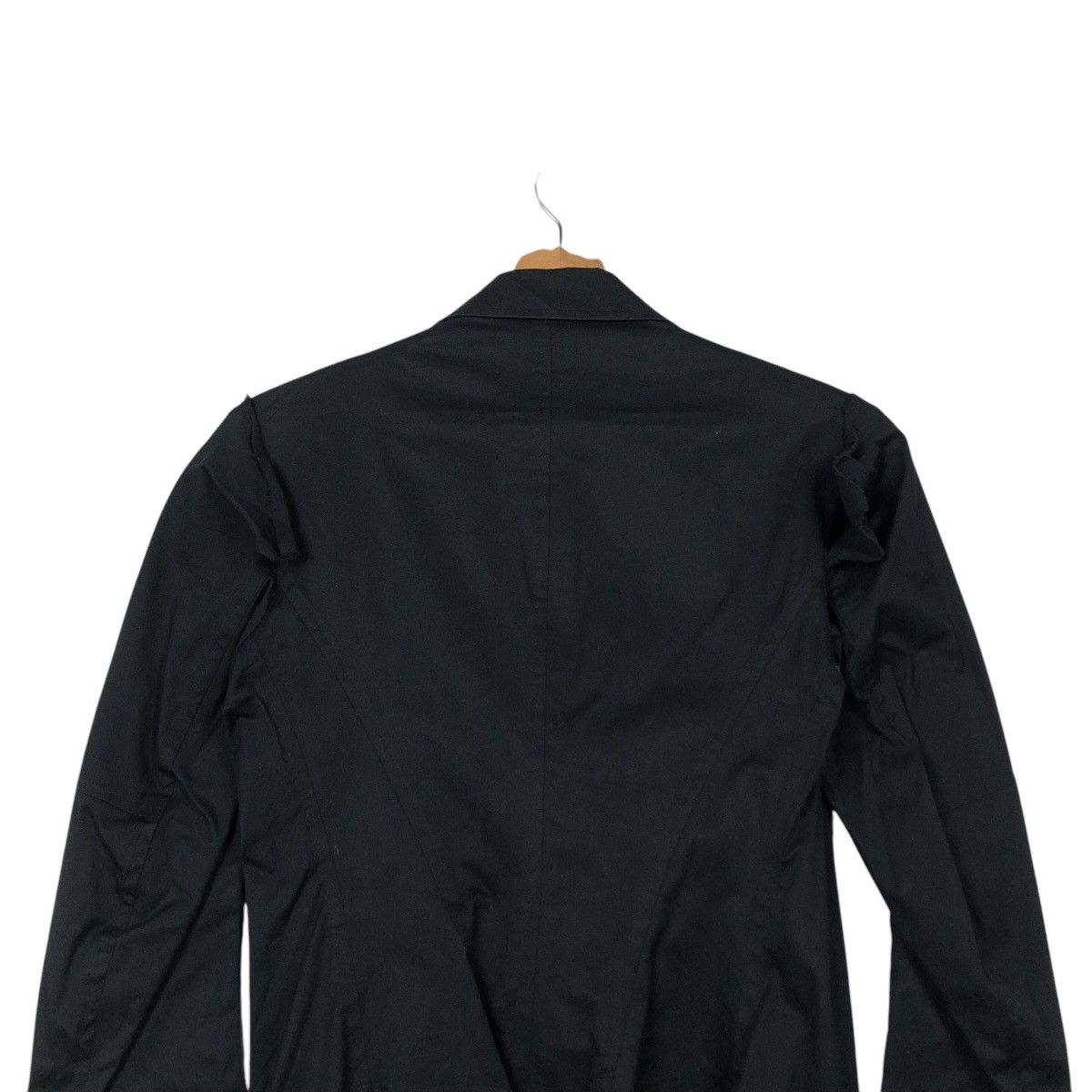 Yohji Yamamoto 🔥CROPPED COATS JACKET YOHJI YAMAMOTO RICH BLACK Size XS / US 0-2 / IT 36-38 - 10 Thumbnail
