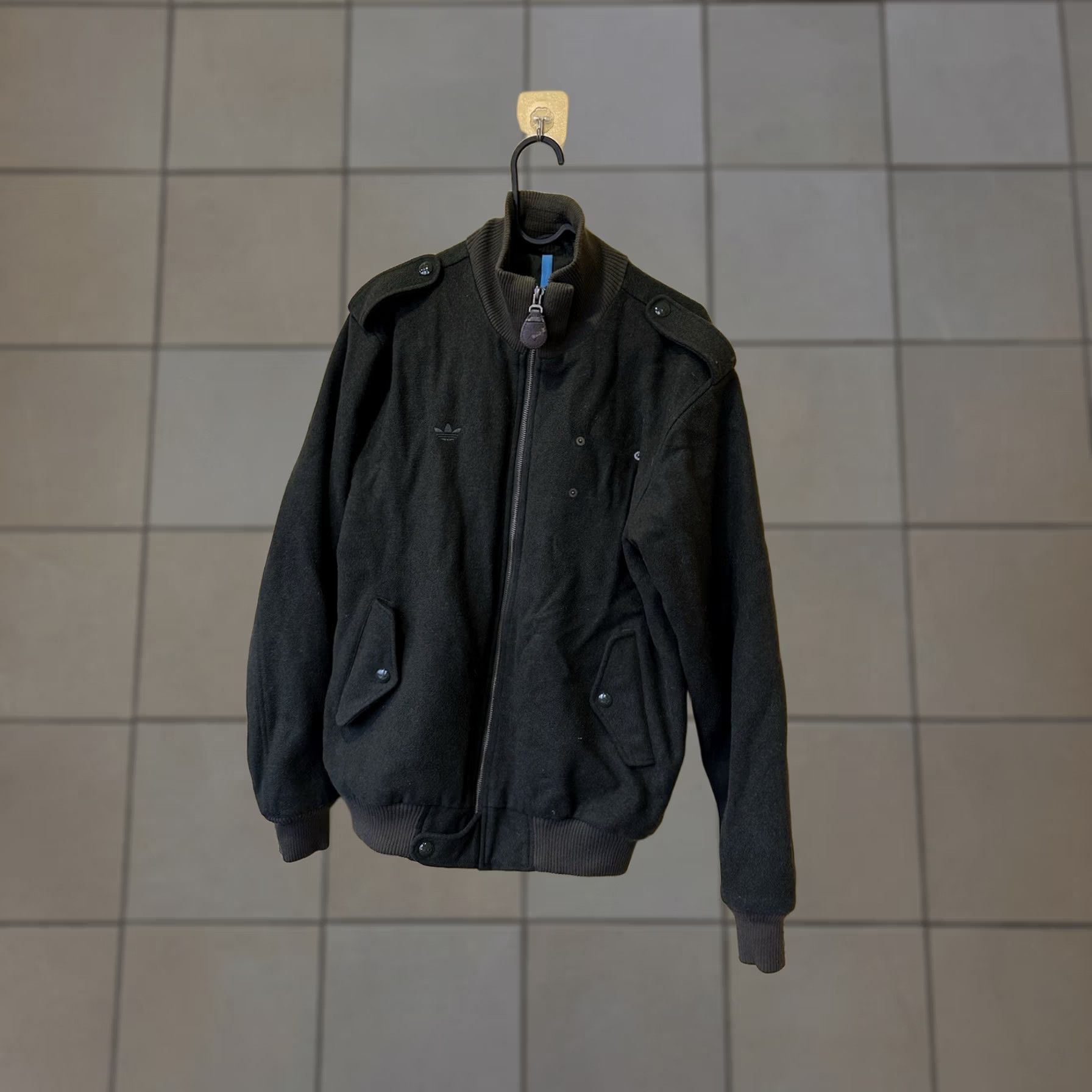 Adidas adidas Originals Jacket Wool Tweed Flight Argyle Diamond M Mens ...