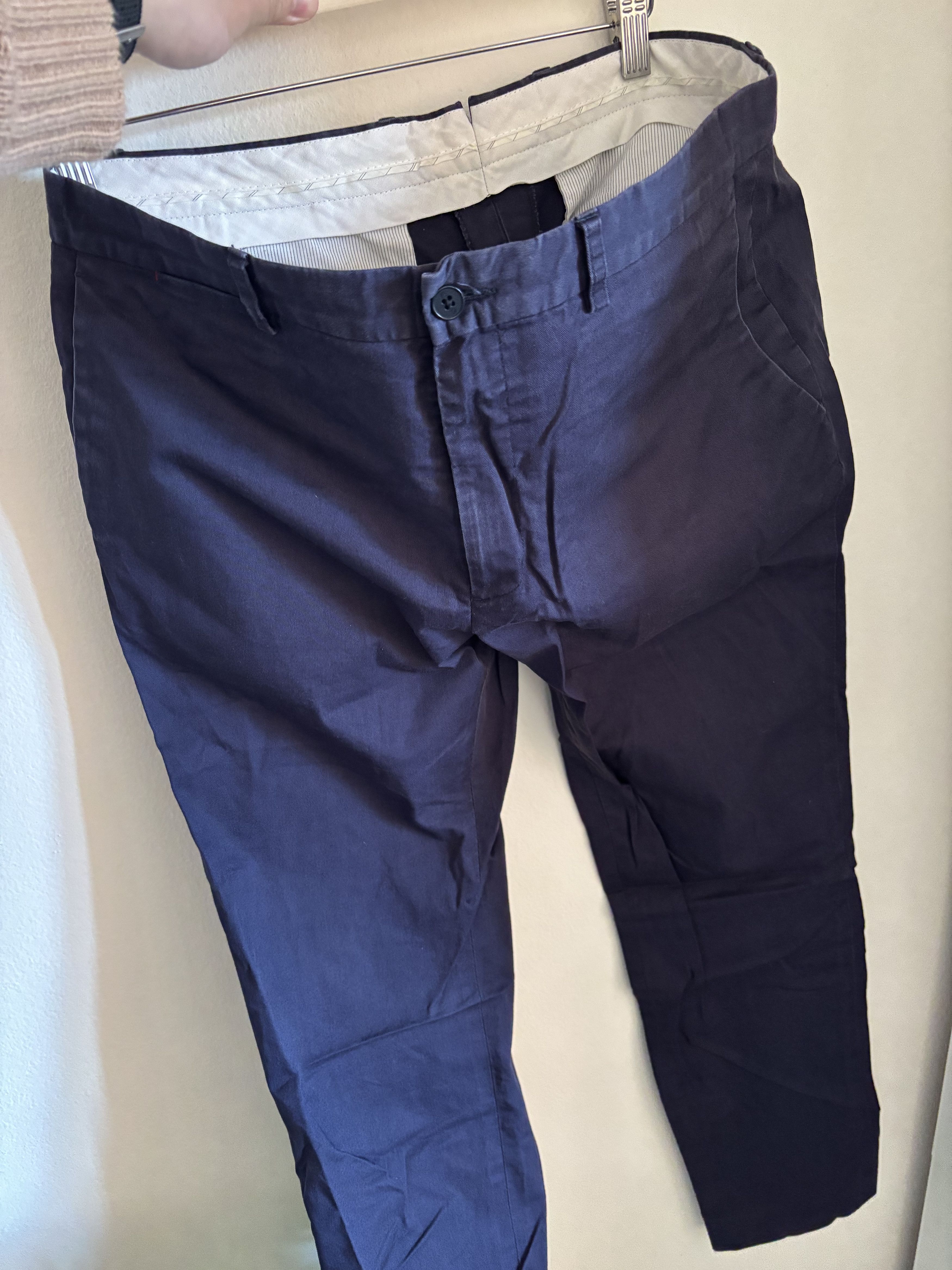 Paul Smith Paul Smith Navy Suit Trousers 34 Cotton Size US 34 / EU 50 - 2 Thumbnail