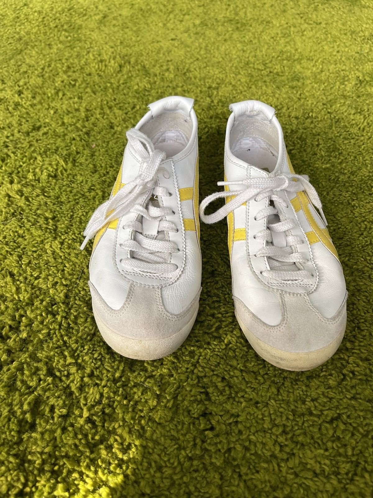 Asics × Onitsuka Tiger × Vintage Onitsuka Tiger ASICS 2000s vintage real leather sneakers Y2K Size US 5.5 / IT 35.5 - 2 Thumbnail