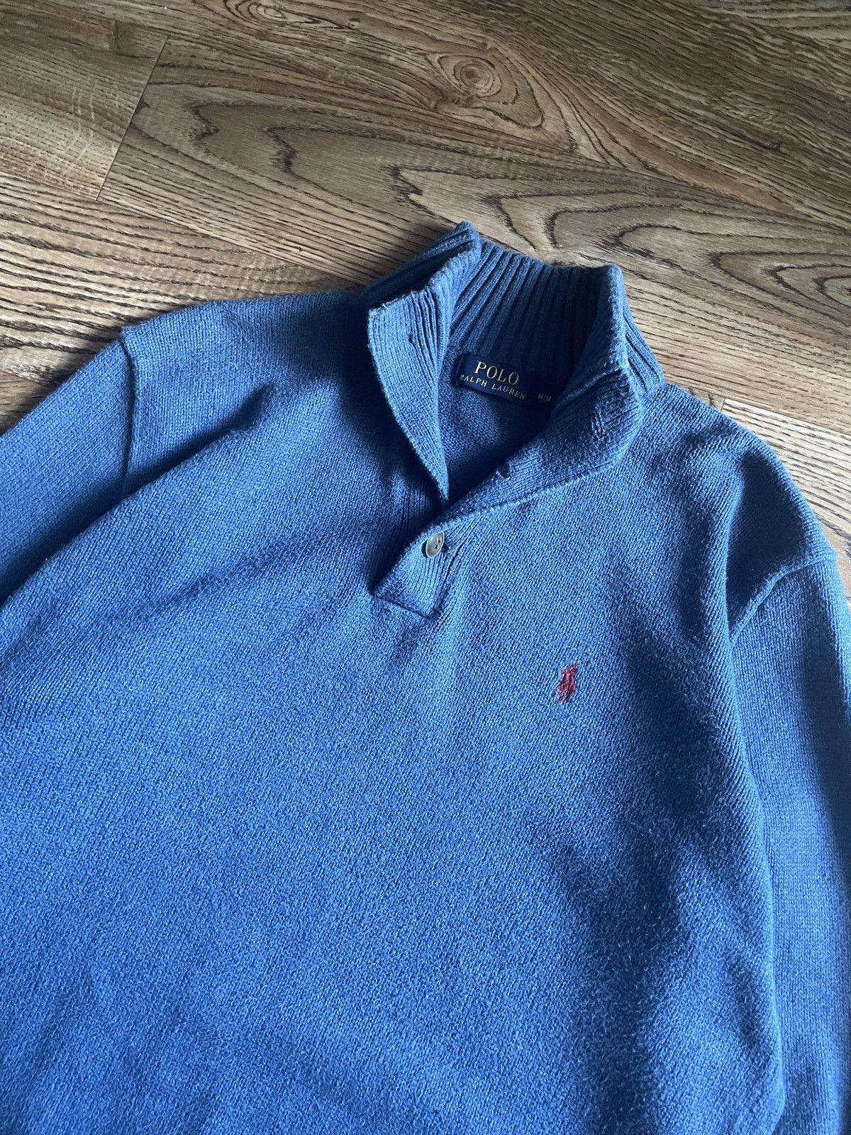 Polo Ralph Lauren Vintage Polo Ralph Lauren knit sweater 1/4 button up Size US M / EU 48-50 / 2 - 3 Thumbnail