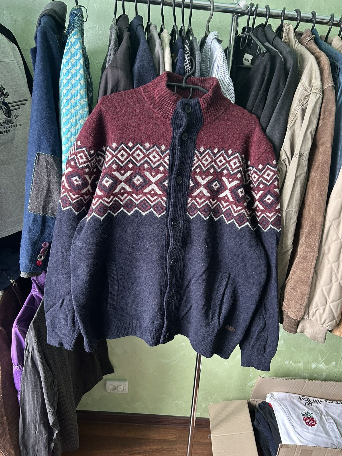 Barbour Barbour Kirk Button Through 100% Wool Sweater Men’s Size XXL Size US XXL / EU 58 / 5 - 5 Thumbnail