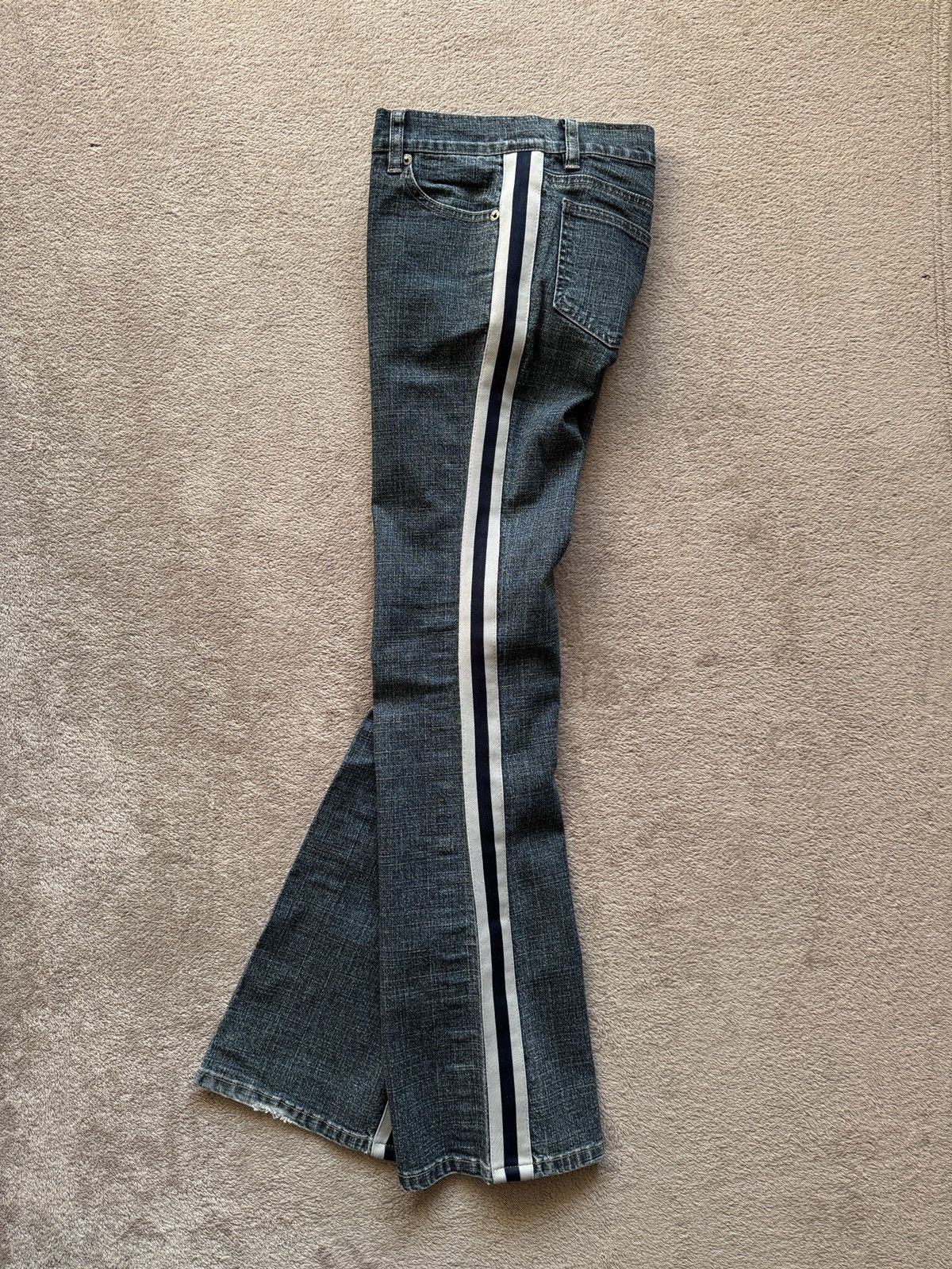 If Six Was Nine Flared DKNY Y2K Crazy Jean LGB ifsixwasnine vibe Size 27" / US 4 / IT 40 - 7 Thumbnail