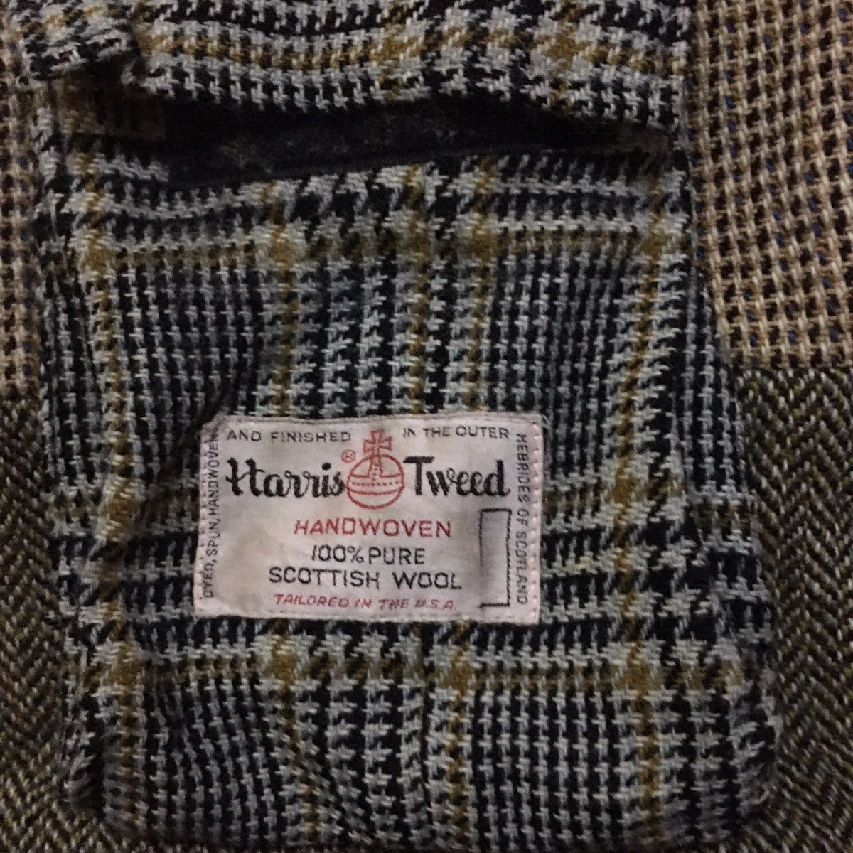 Harris Tweed Vtg Harris Tweed 1998 UK Wear KMK Jacket Size US L / EU 52-54 / 3 - 6 Thumbnail