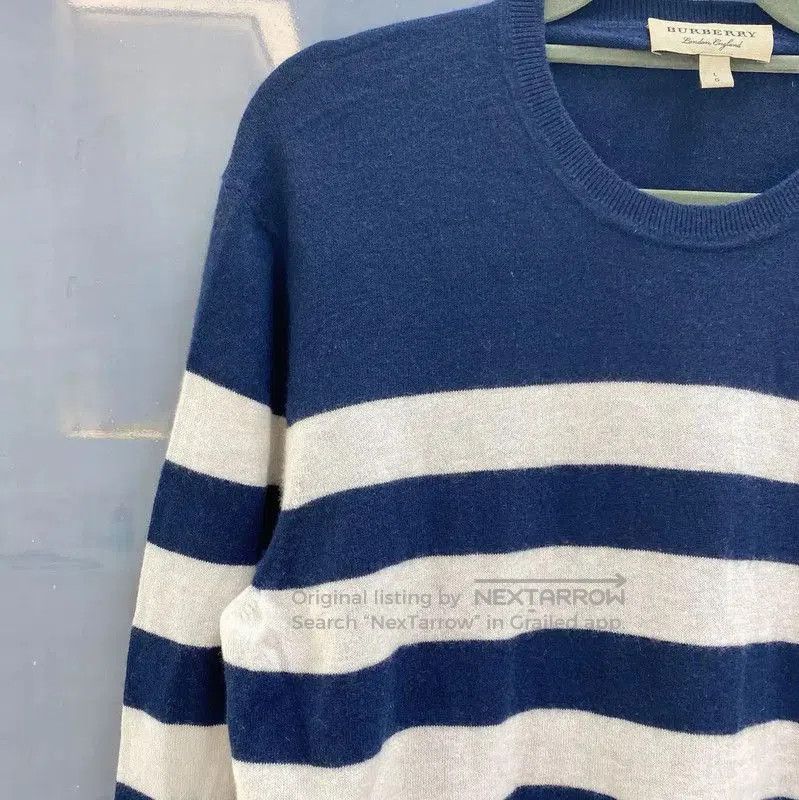 Burberry Burberry Striped Wool-Blend Women's Knit Sweater. Size L / US 10 / IT 46 - 3 Thumbnail