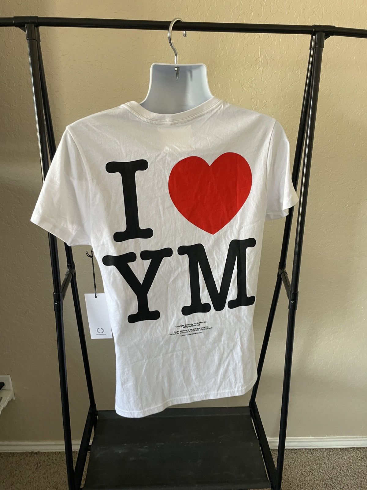 Youth Machine I ❤️ YM graphic tee nwt Size US S / EU 44-46 / 1 - 6 Thumbnail