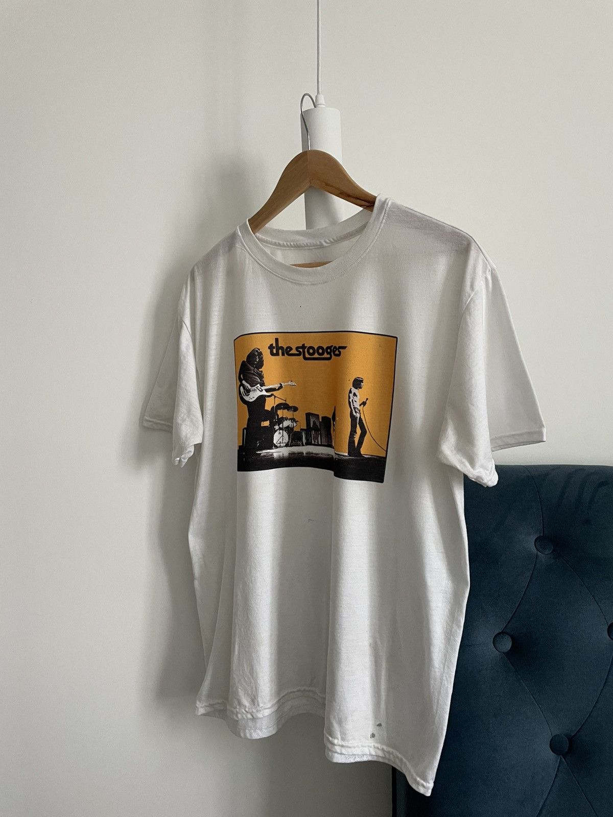 Band Tees 💥RARE💥 Vintage The Stooges 80’s "Gimme Danger" Band Tees Size US L / EU 52-54 / 3 - 2 Thumbnail