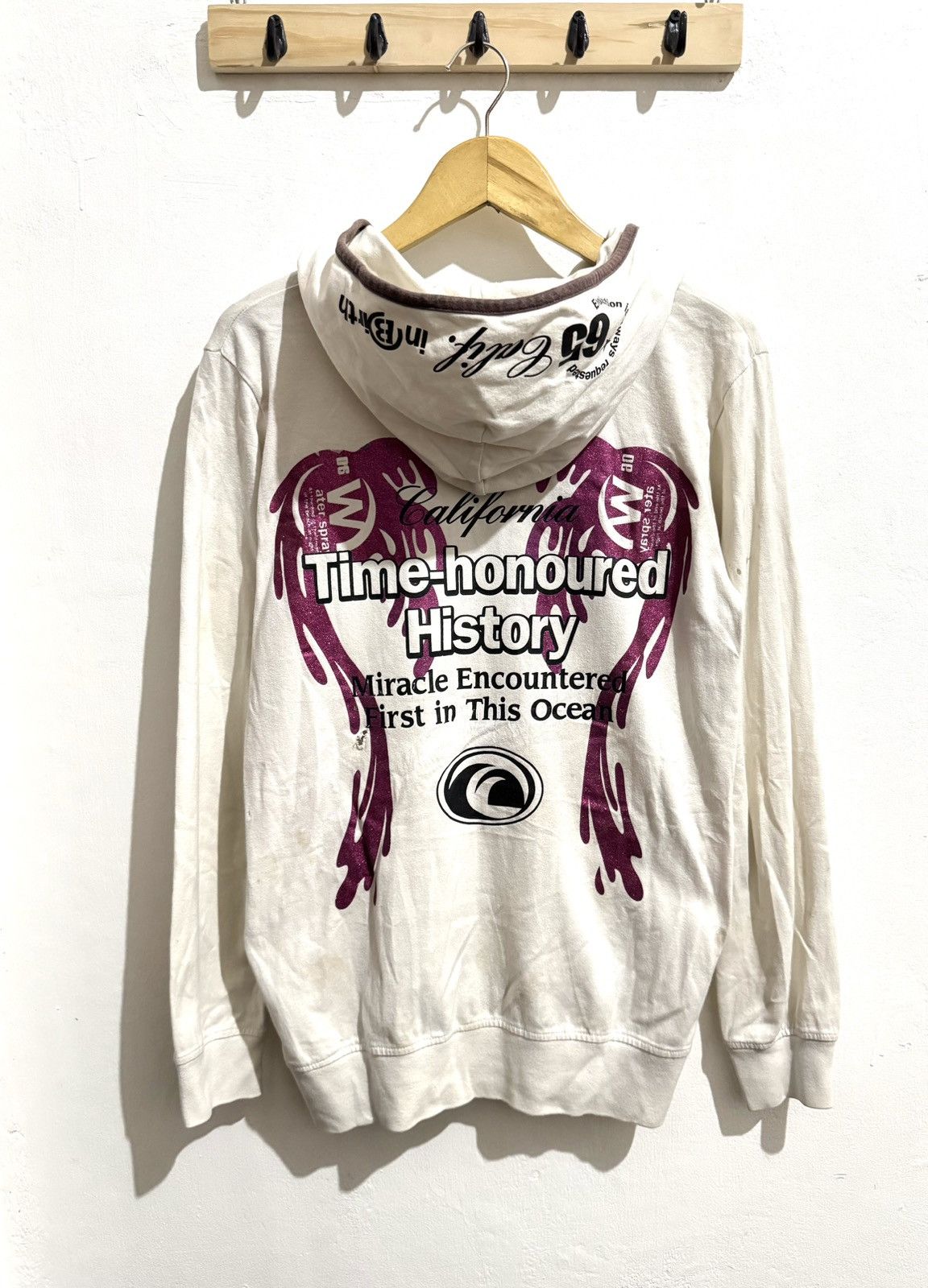 Hysteric Glamour Y2k Zapa Tear ifsixwasnine style zip hoodie Size US L / EU 52-54 / 3 - 2 Thumbnail