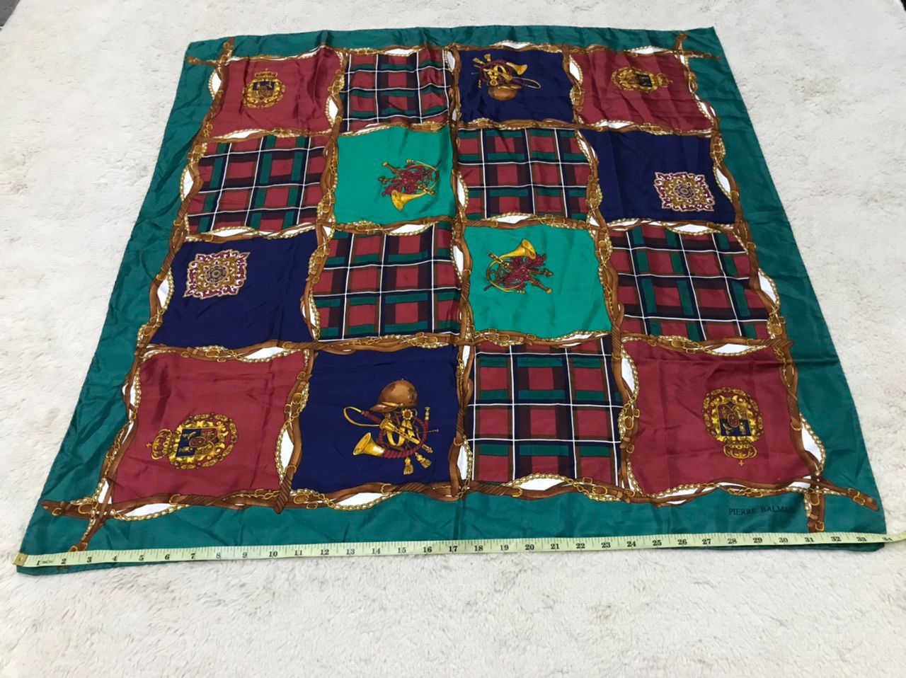 Pierre Balmain Pierre Balmain Silk Scarf Size ONE SIZE - 8 Thumbnail