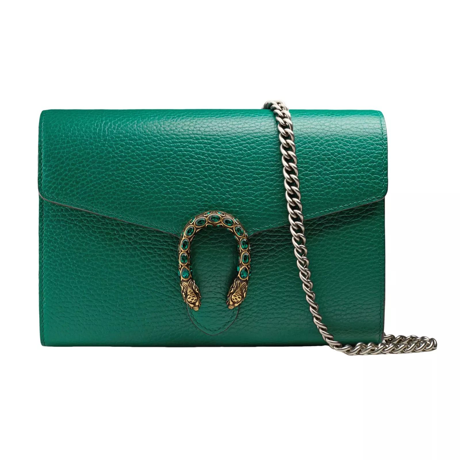 Gucci GUCCI Dionysus Emerald Green Chain Wallet New/Auth Size ONE SIZE - 1 Thumbnail