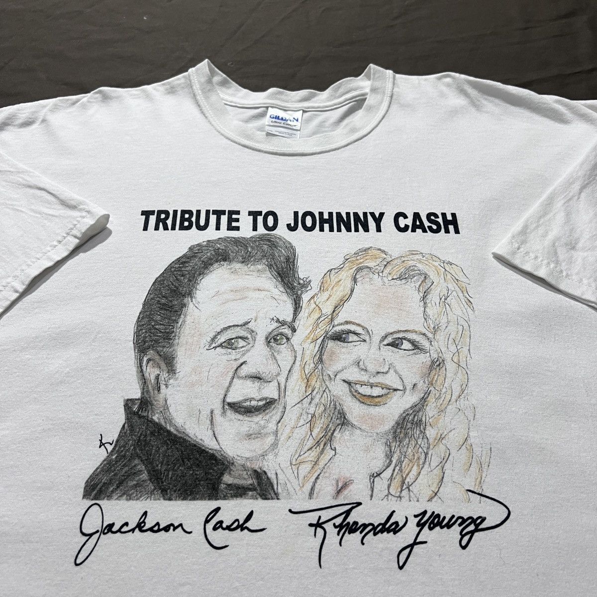Vintage Vintage Y2K Tribute to Johnny Cash Promo 2XL Concert Size US XXL / EU 58 / 5 - 1 Thumbnail