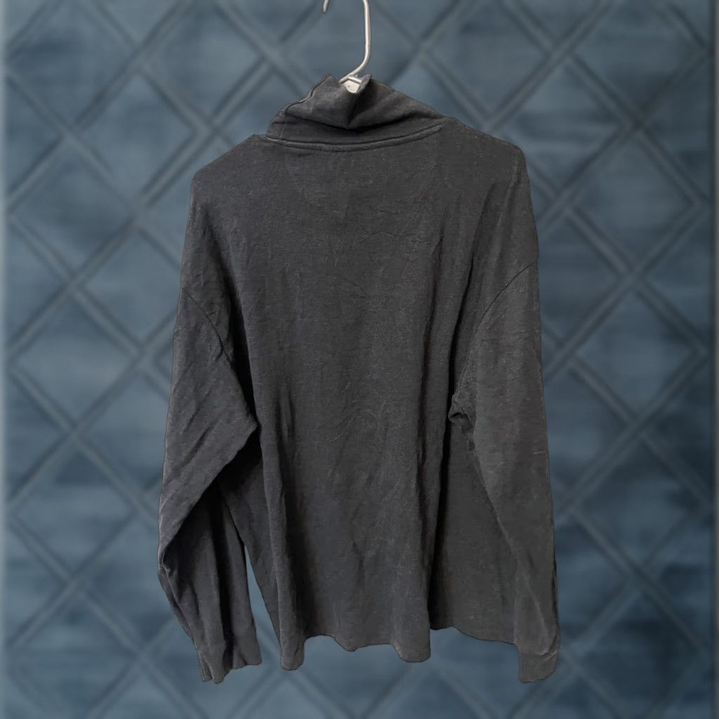 Vintage VINTAGE MCNEAL Turtleneck Knit T Shirt Men’s 2XL Cable-Knit Dark Gray Cotton Organic cotton Sweater Pullover Mens Size US XXL / EU 58 / 5 - 1 Thumbnail