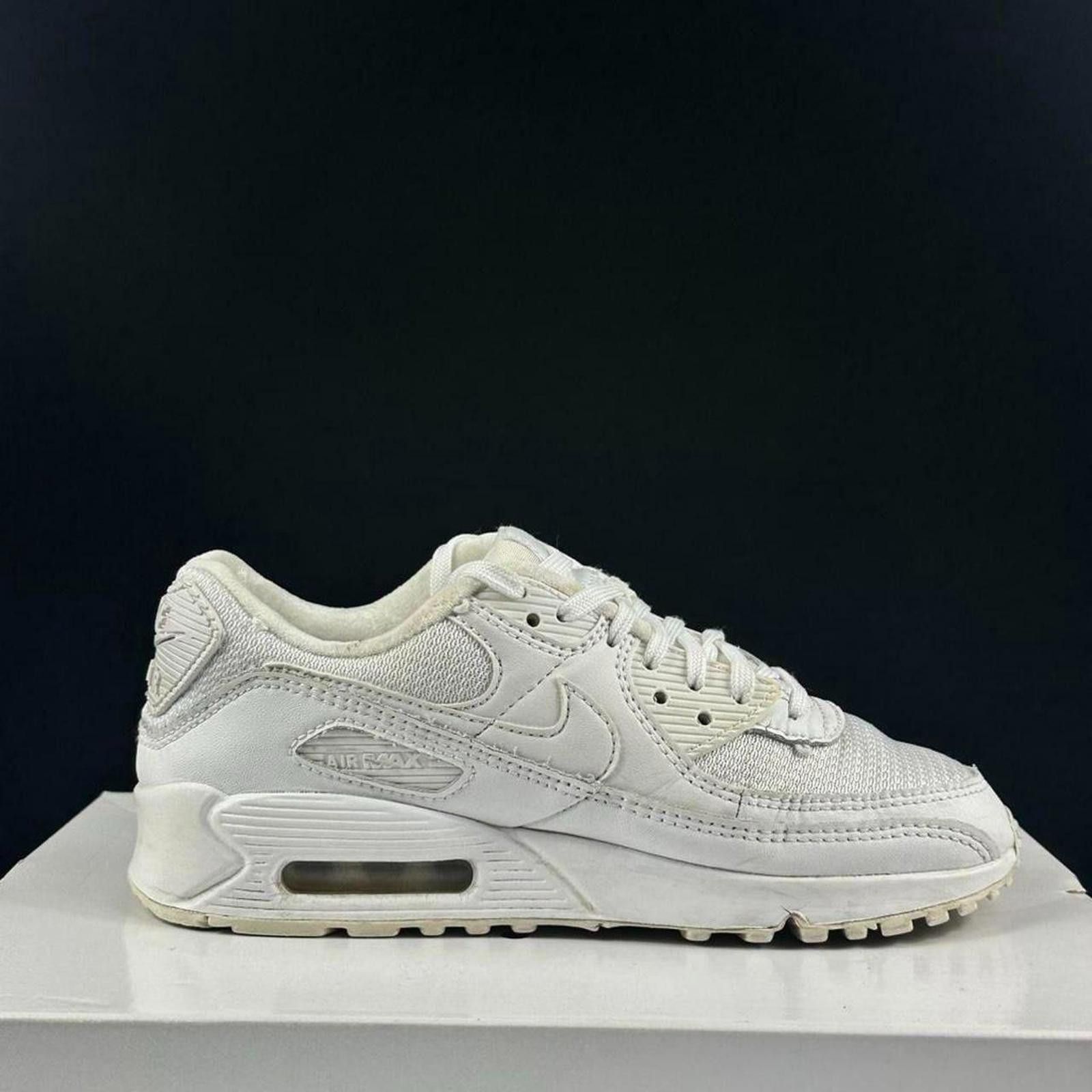 Nike NIKE Air Max 90 "Triple White" — US 6.5 Size US 6 / IT 36 - 2 Thumbnail
