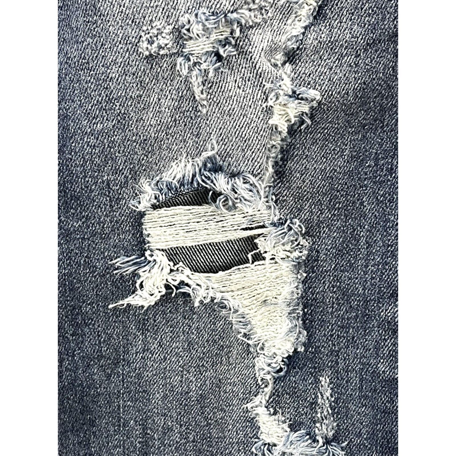 Vintage Judy Blue high rise Released Hem Jeans Sz 5 27 VGUC Distressed Womens Straight Size 27" / US 4 / IT 40 - 5 Thumbnail