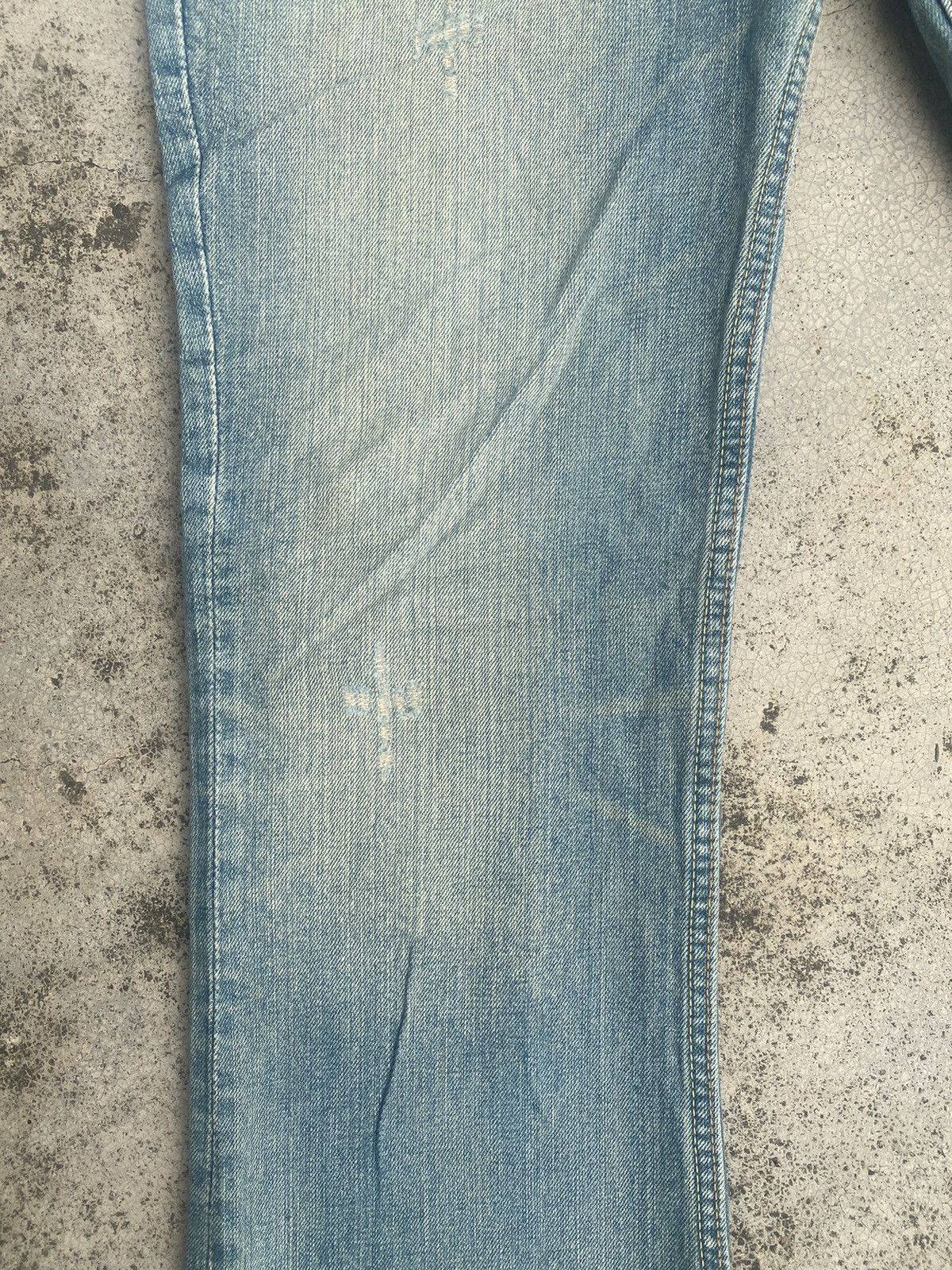 Japanese Brand Flare Jeans Denim Craft Faded Distressed Bootcut Size US 32 / EU 48 - 7 Thumbnail