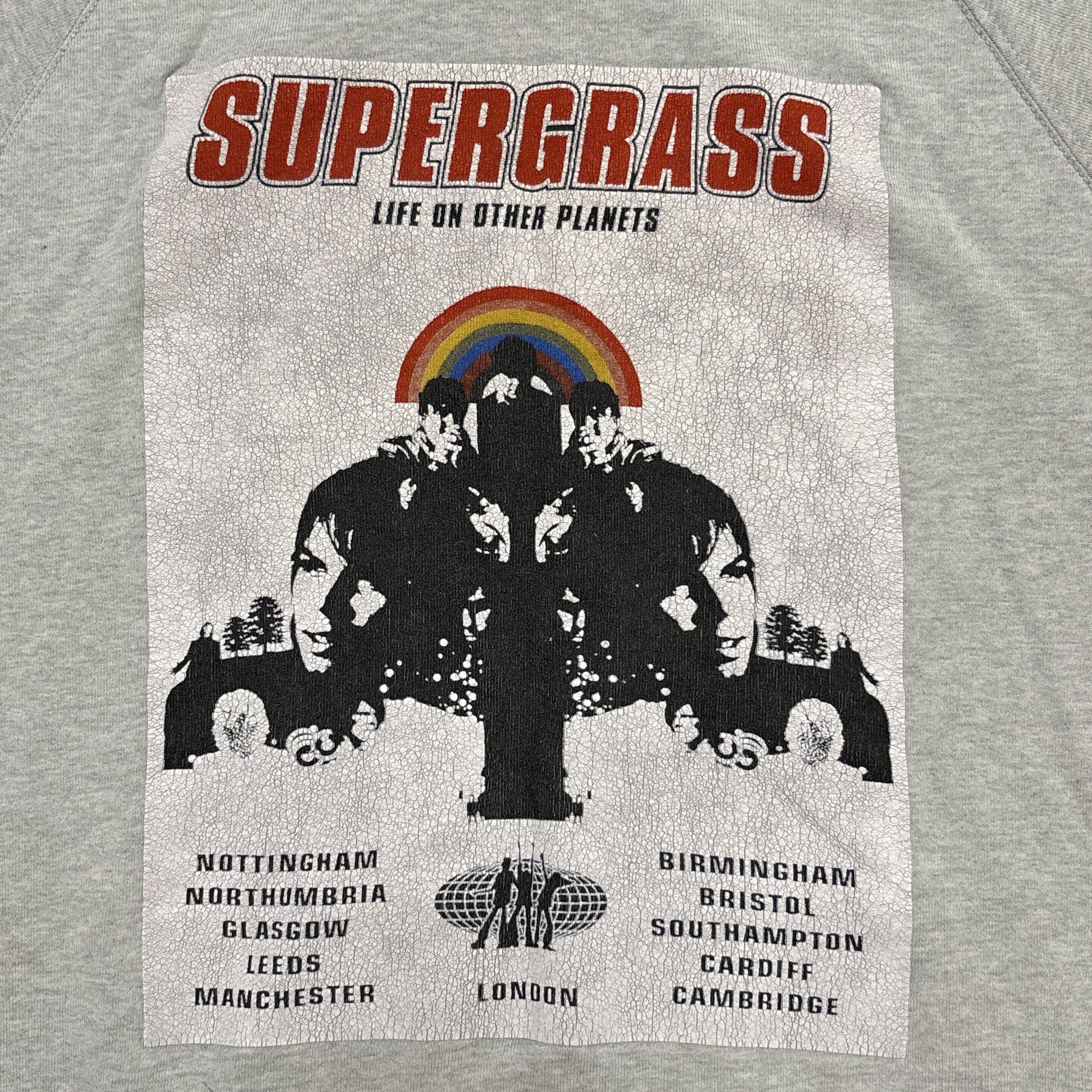 Band Tees Supergrass Vintage Band Hoodie 00s Britpop Music Merch Oasis Size US XL / EU 56 / 4 - 16 Thumbnail