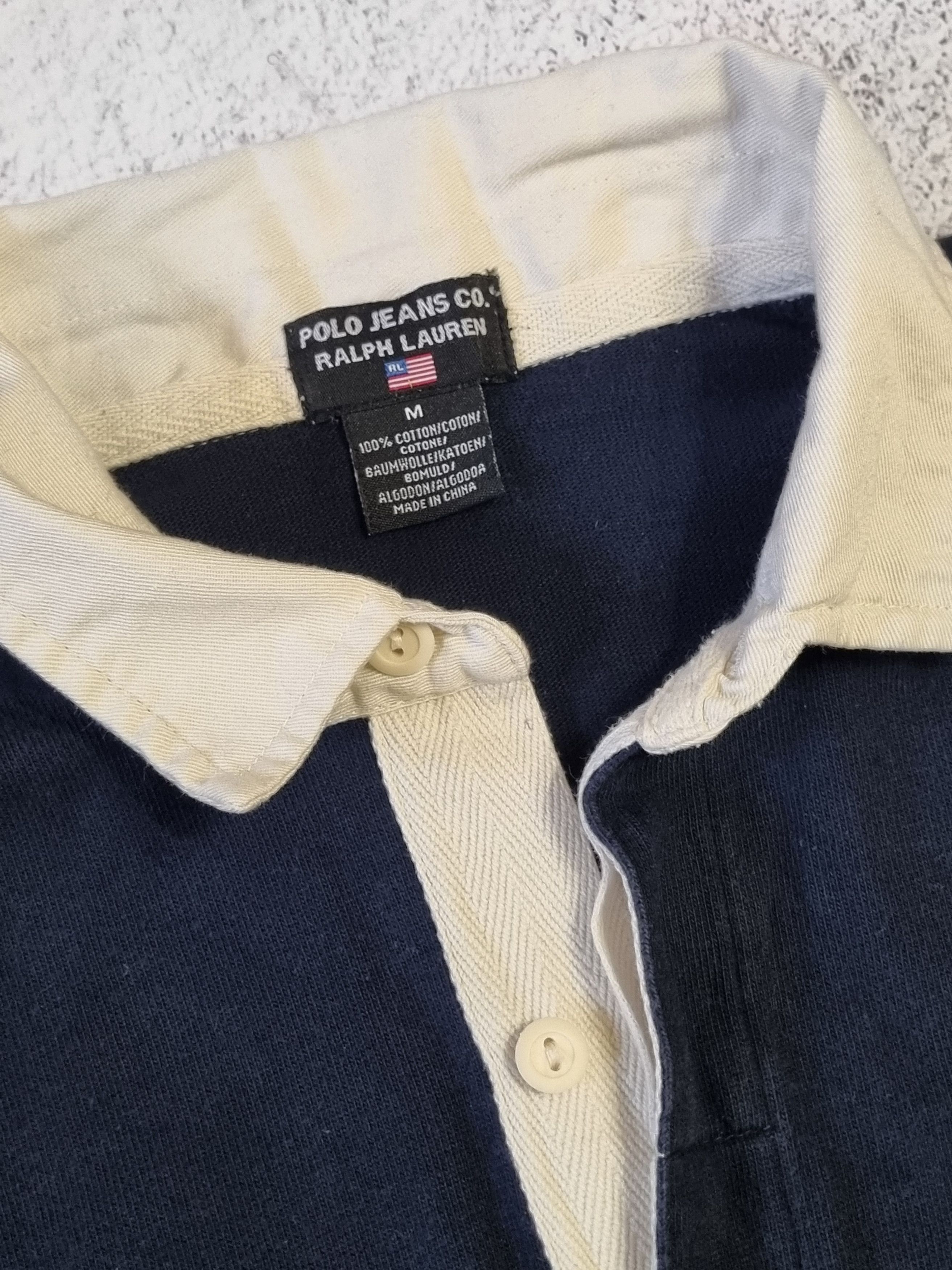 Polo Ralph Lauren Vintage Polo Jeans Ralph Lauren USA Long Sleeve Polo Rugby Size US M / EU 48-50 / 2 - 6 Thumbnail