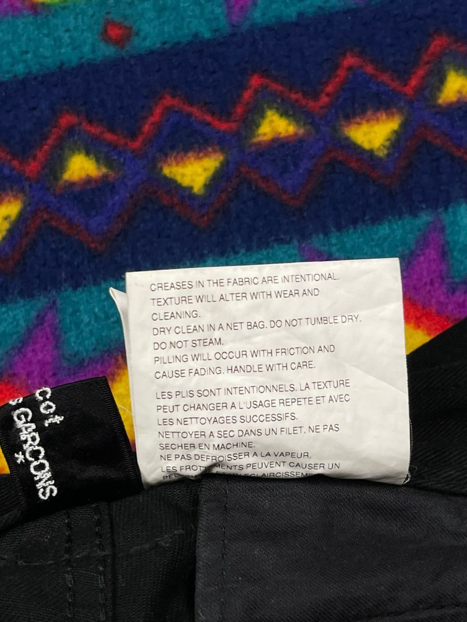 Designer × Japanese Brand × Tricot Comme des Garcons AD2002 Tricot Comme Des Garcons Cropped Wide Leg Pant Size 30" / US 8 / IT 44 - 16 Thumbnail