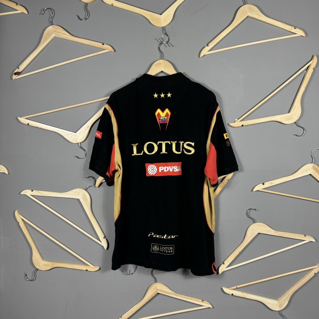 Vintage Vintage Lotus Renault F-1 Team Official Racing Polo Size US XXL / EU 58 / 5 - 1 Thumbnail