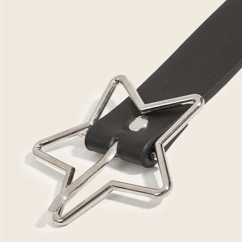 Designer Star Trend Vintage Belt Riveted Belts Menswear Accessories Size ONE SIZE - 4 Thumbnail