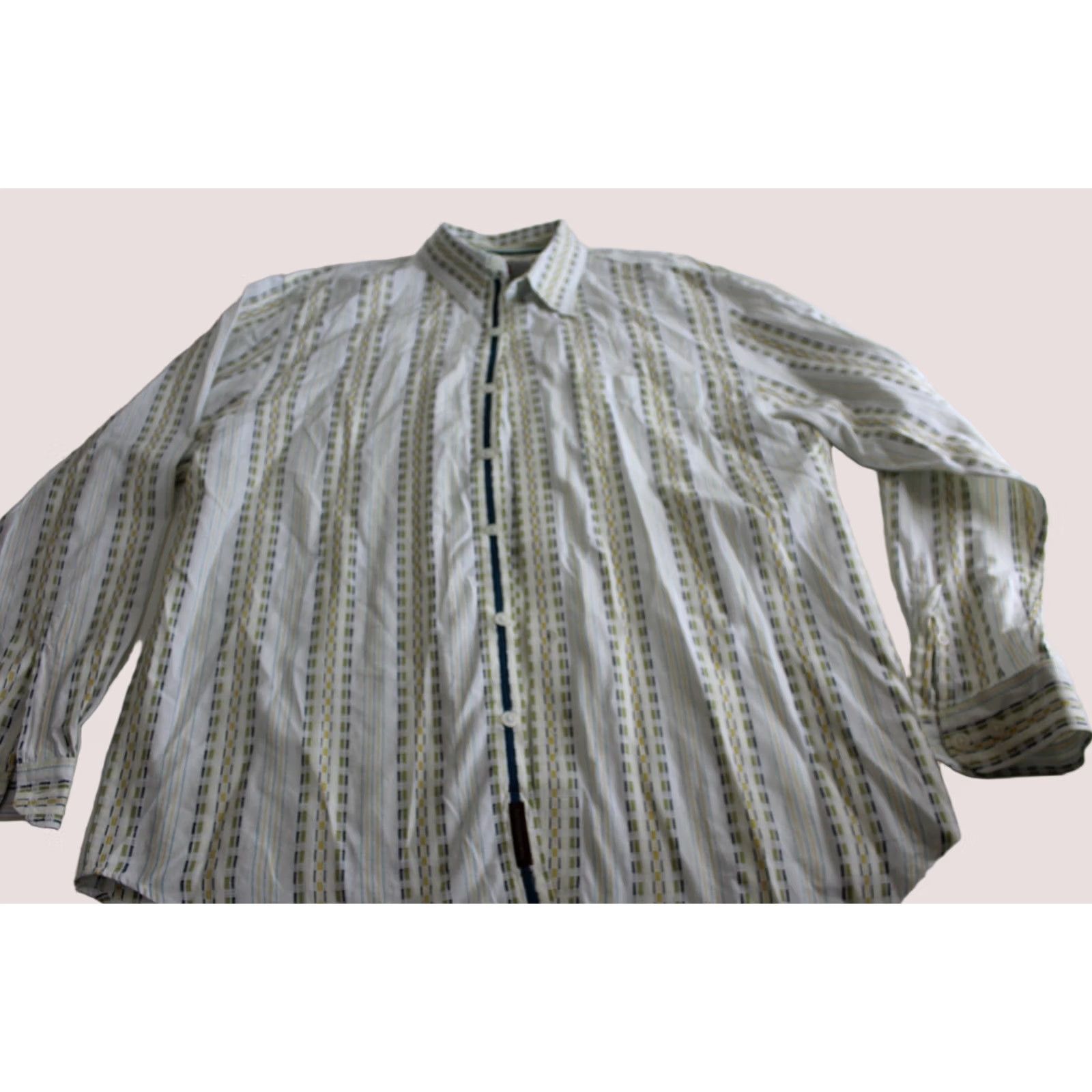 The Territory Ahead Territory Ahead Shirt Long Sleeve Stripe Large L Mens Size US L / EU 52-54 / 3 - 1 Thumbnail