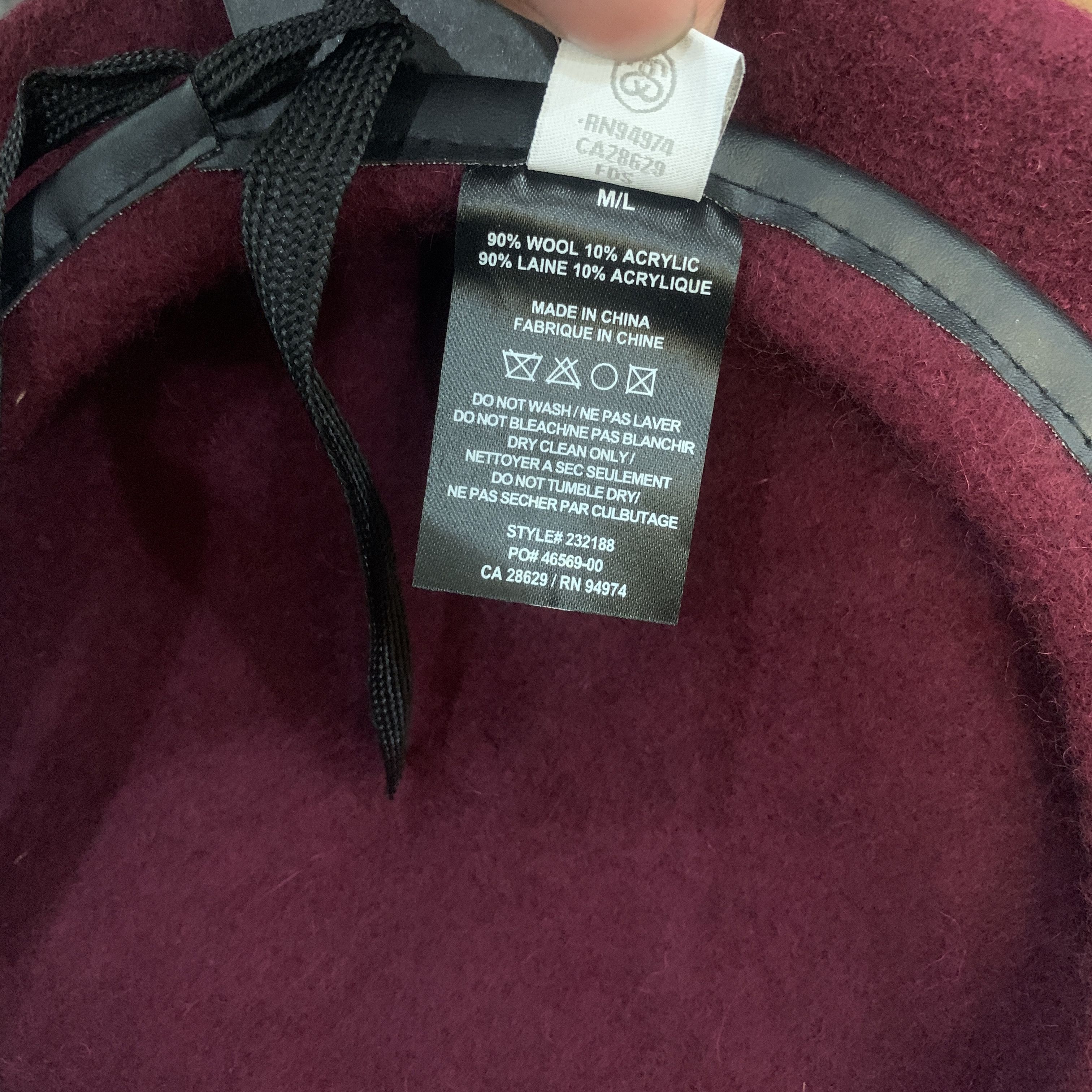 Hat Club STUSSY MILITARY BERET HAT Size ONE SIZE - 4 Thumbnail