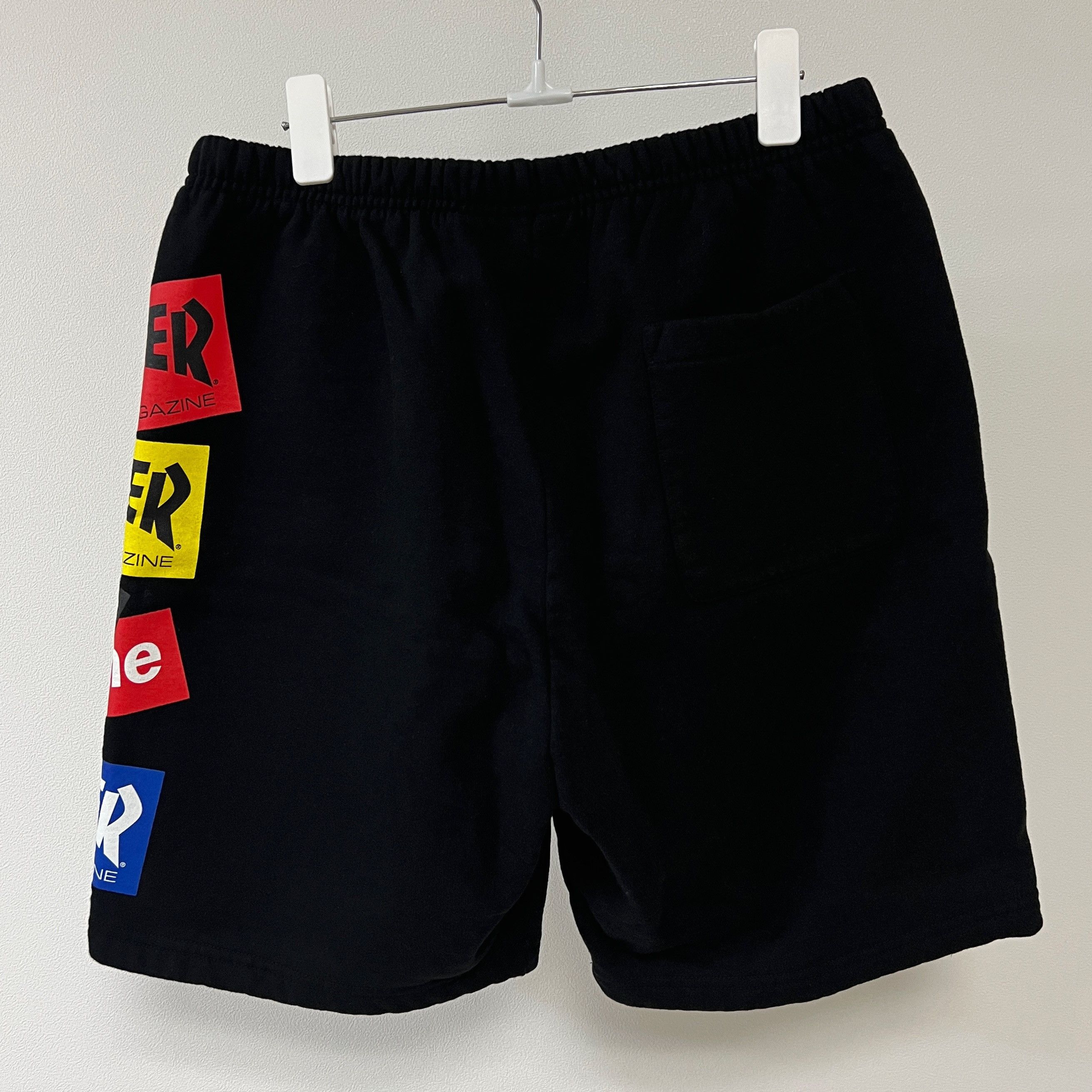 Supreme × Thrasher Supreme Thrasher FW21 Multi Logo Sweatshorts Black Size US 30 / EU 46 - 2 Thumbnail