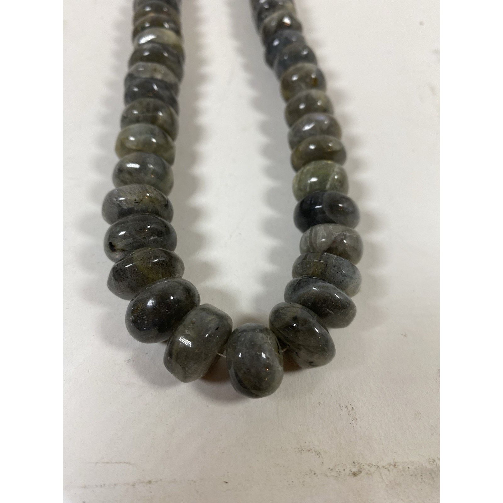 Other Grey Agate Necklace – Natural Stone Beaded Jewelry Elegant Size ONE SIZE - 3 Thumbnail