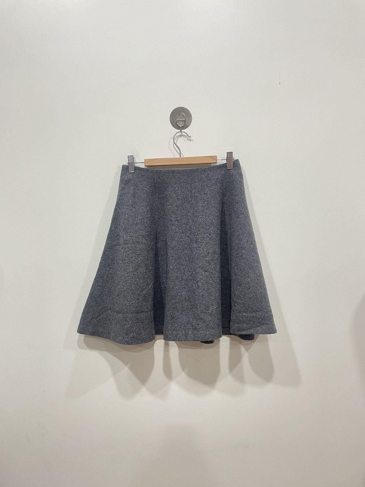 image of Lacoste Wide Skirt in Grey, Women's (Size 27)
