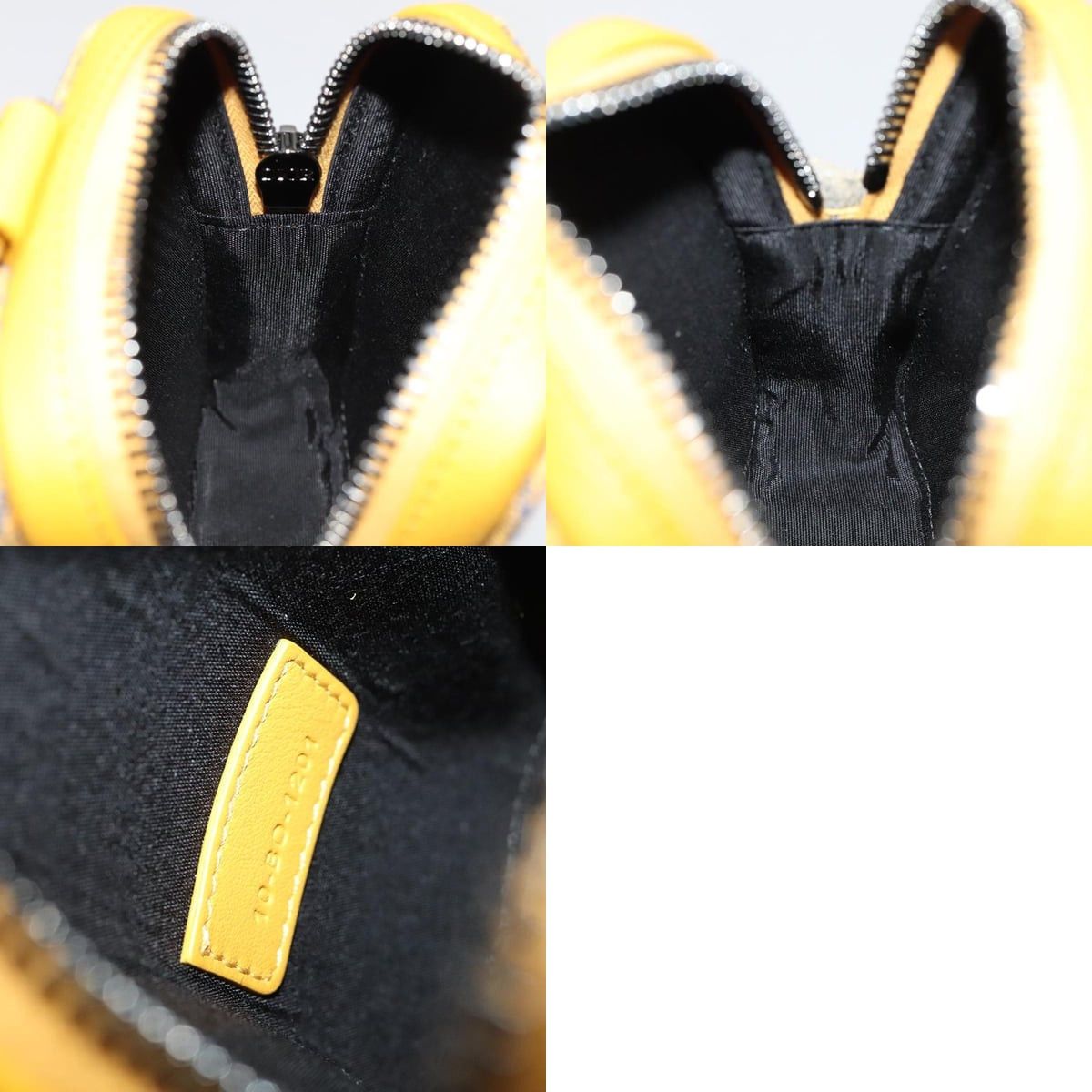 Dior DIOR Trotter Canvas Shoulder Bag Yellow Silver Size ONE SIZE - 12 Thumbnail