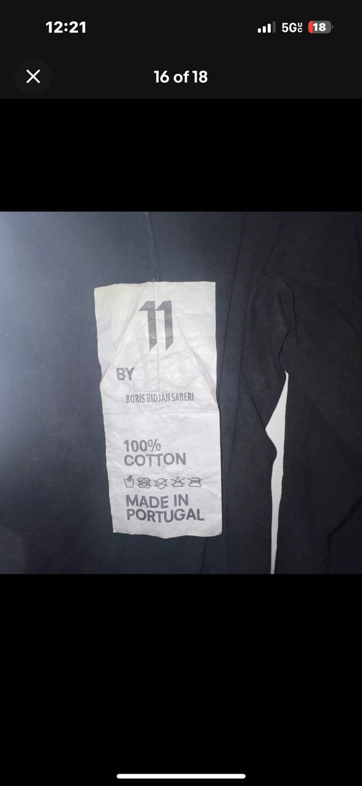 11 By Boris Bidjan Saberi Crewneck sweatshirt Size US XL / EU 56 / 4 - 11 Thumbnail