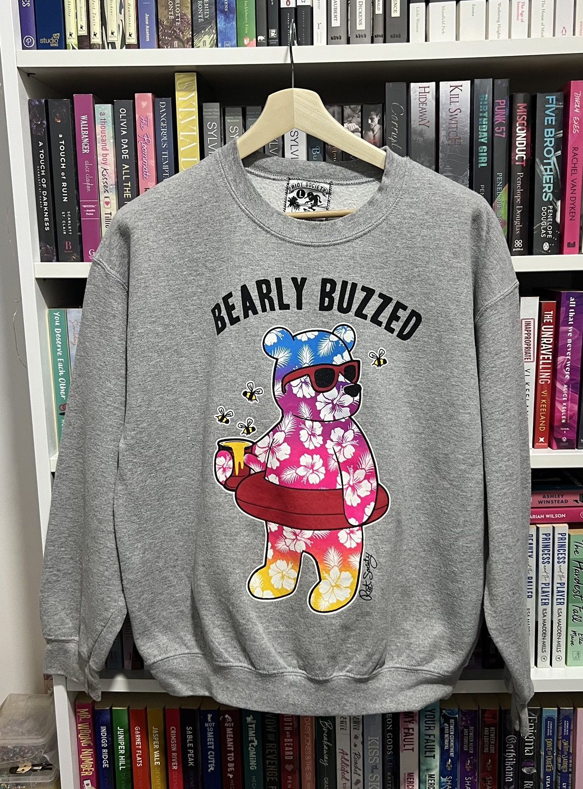 Riot Society Riot Society Bearly Buzzed Sweatshirt Size US L / EU 52-54 / 3 - 1 Thumbnail