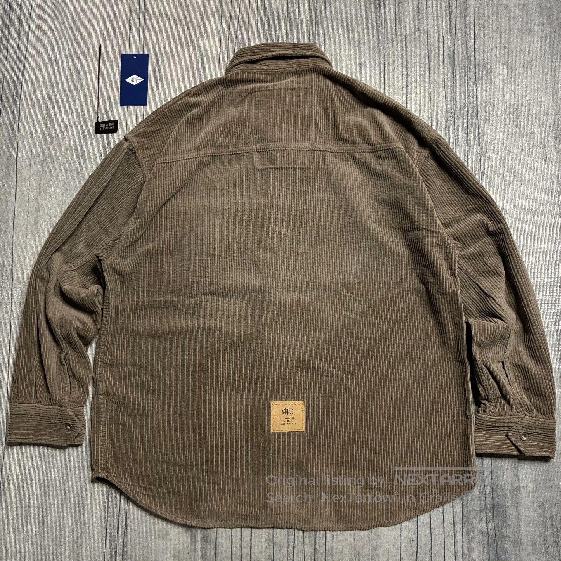 Madness MADNESS 21AW Heavy Washed Corduroy Shirt. Size US M / EU 48-50 / 2 - 2 Thumbnail