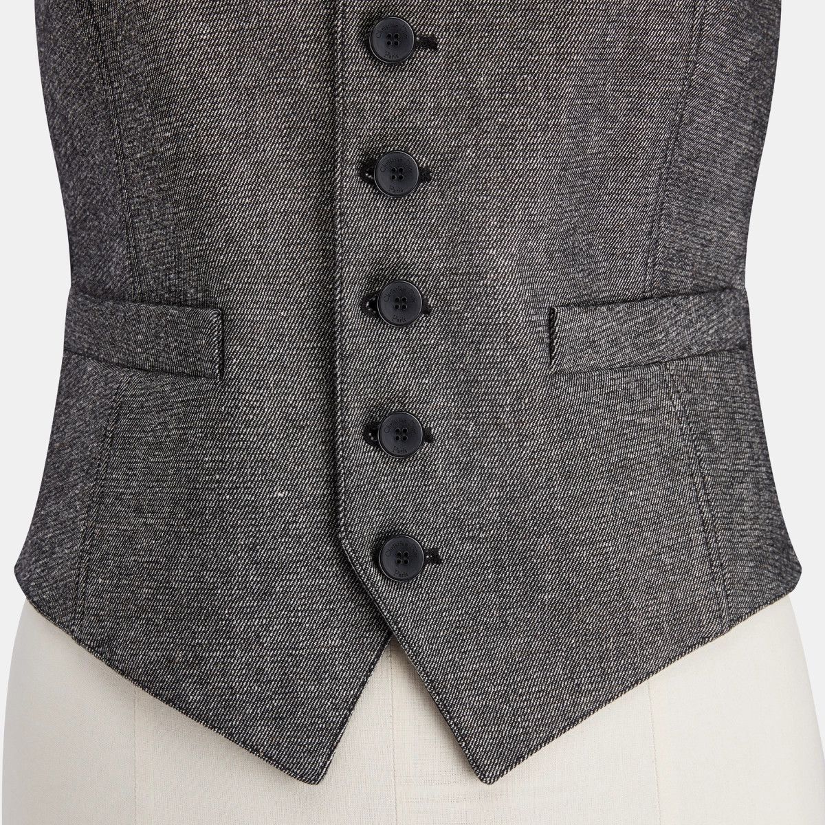 Dior o1bcso1str0225 Vest in Grey Size M / US 6-8 / IT 42-44 - 3 Thumbnail