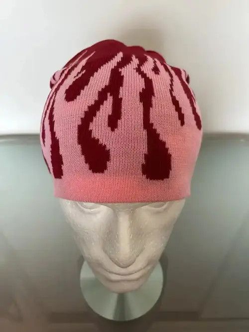 Other Pink Flame Beanie Size ONE SIZE - 2 Thumbnail