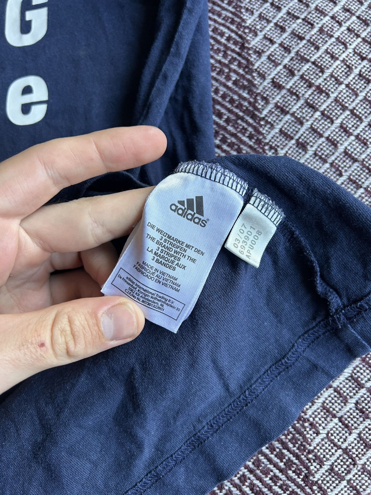 Adidas × Vintage Vintage Adidas x Chelsea 2007-2008 Training T-shirt Size L Size US L / EU 52-54 / 3 - 6 Thumbnail