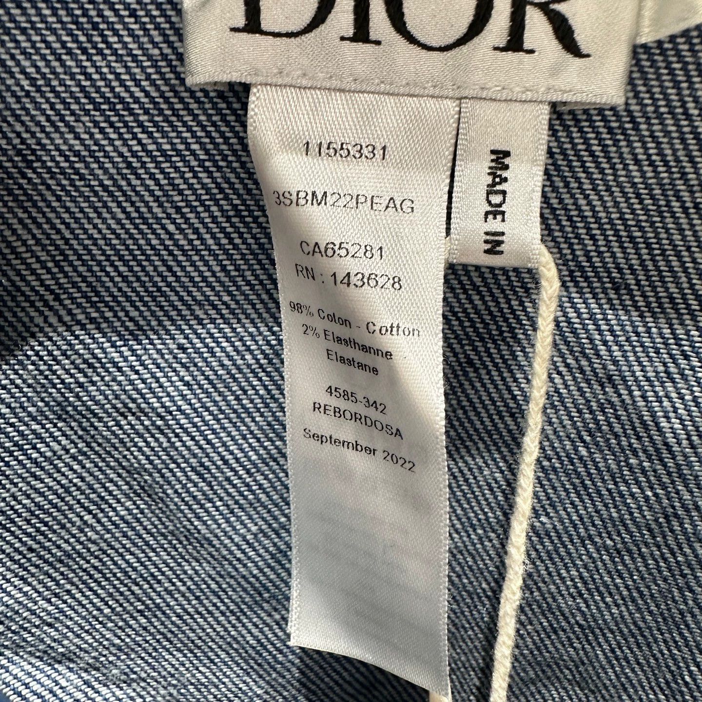Dior Dior mar384 double pocket Oblique print denim jkt 13 Size XS / US 0-2 / IT 36-38 - 4 Thumbnail