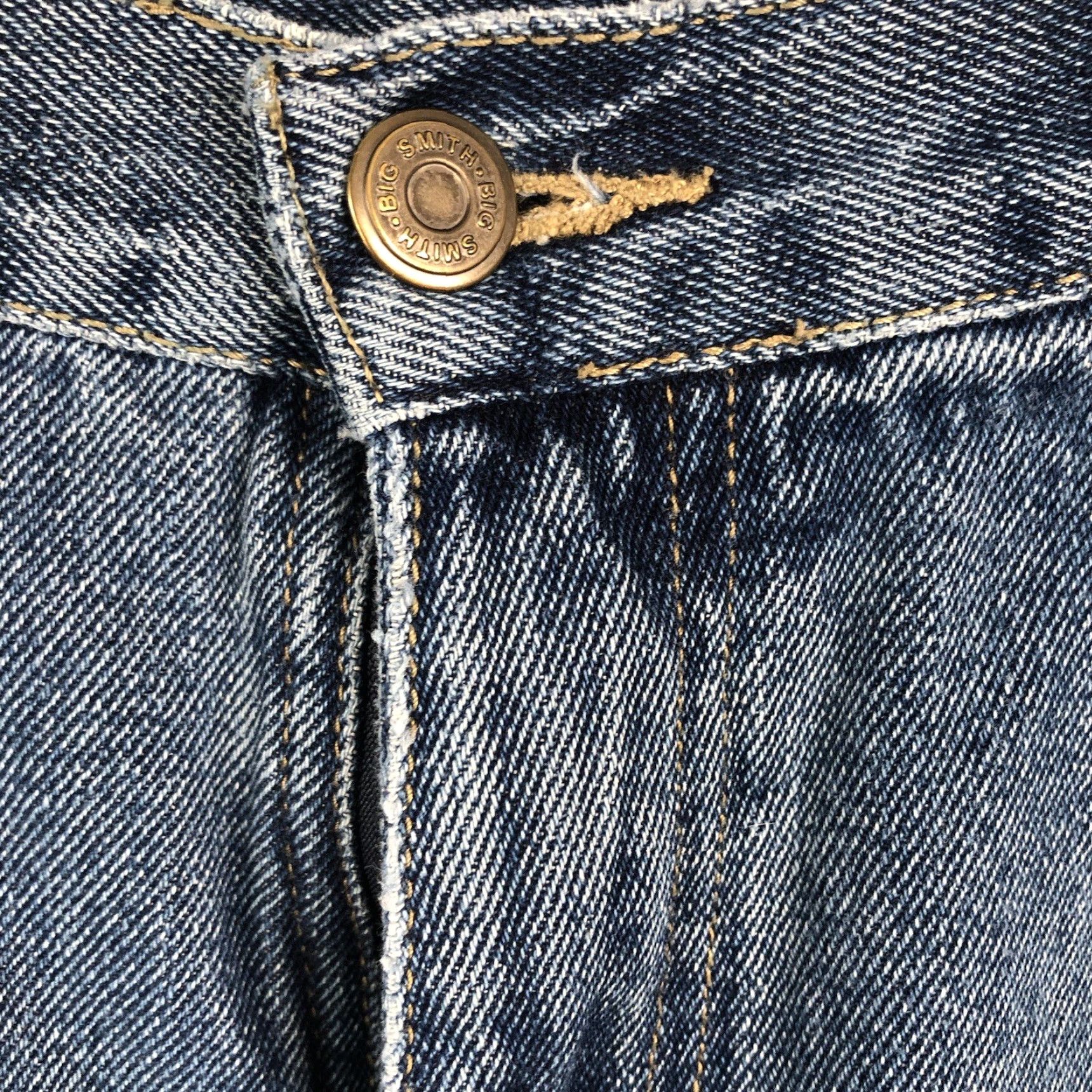Vintage VINTAGE Big Smith Carpenter Jeans Shorts Mens 38 Blue Denim Jorts Utility Baggy Y2K 9in Inseam Casual Mens Size US 38 / EU 54 - 6 Thumbnail