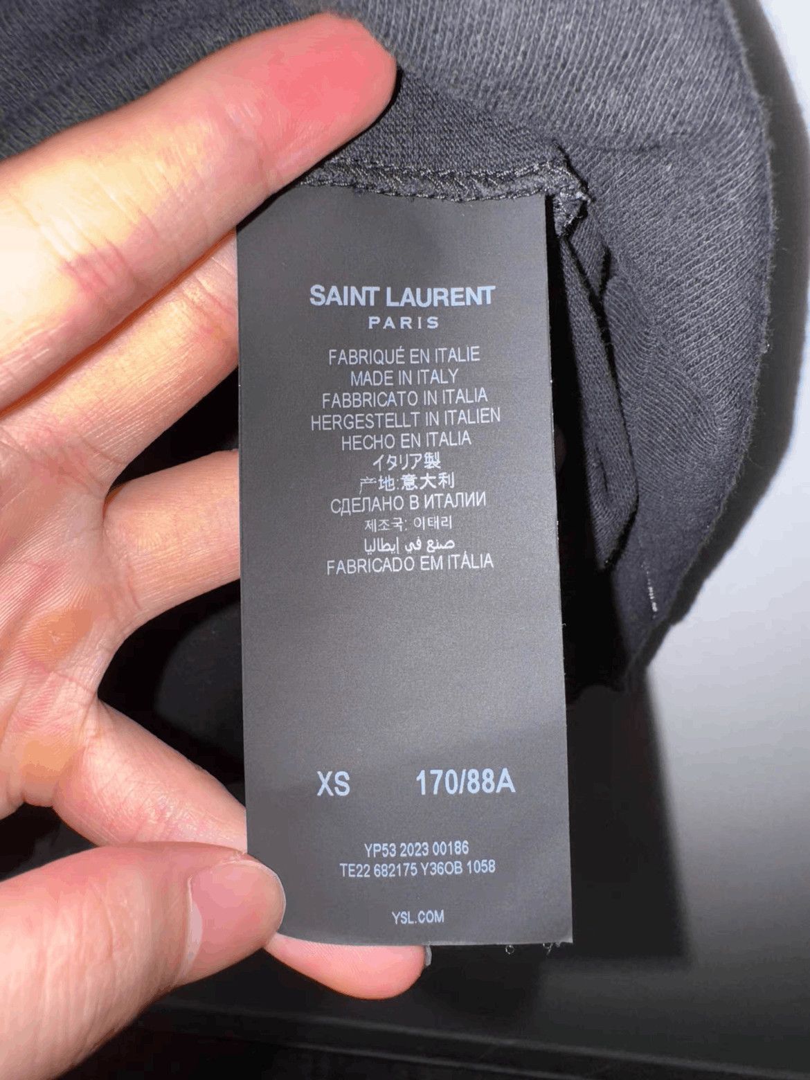 Saint Laurent Paris Saint Laurent Paris 23AW Shinning Heart Tee-2508 Size US XS / EU 42 / 0 - 6 Thumbnail