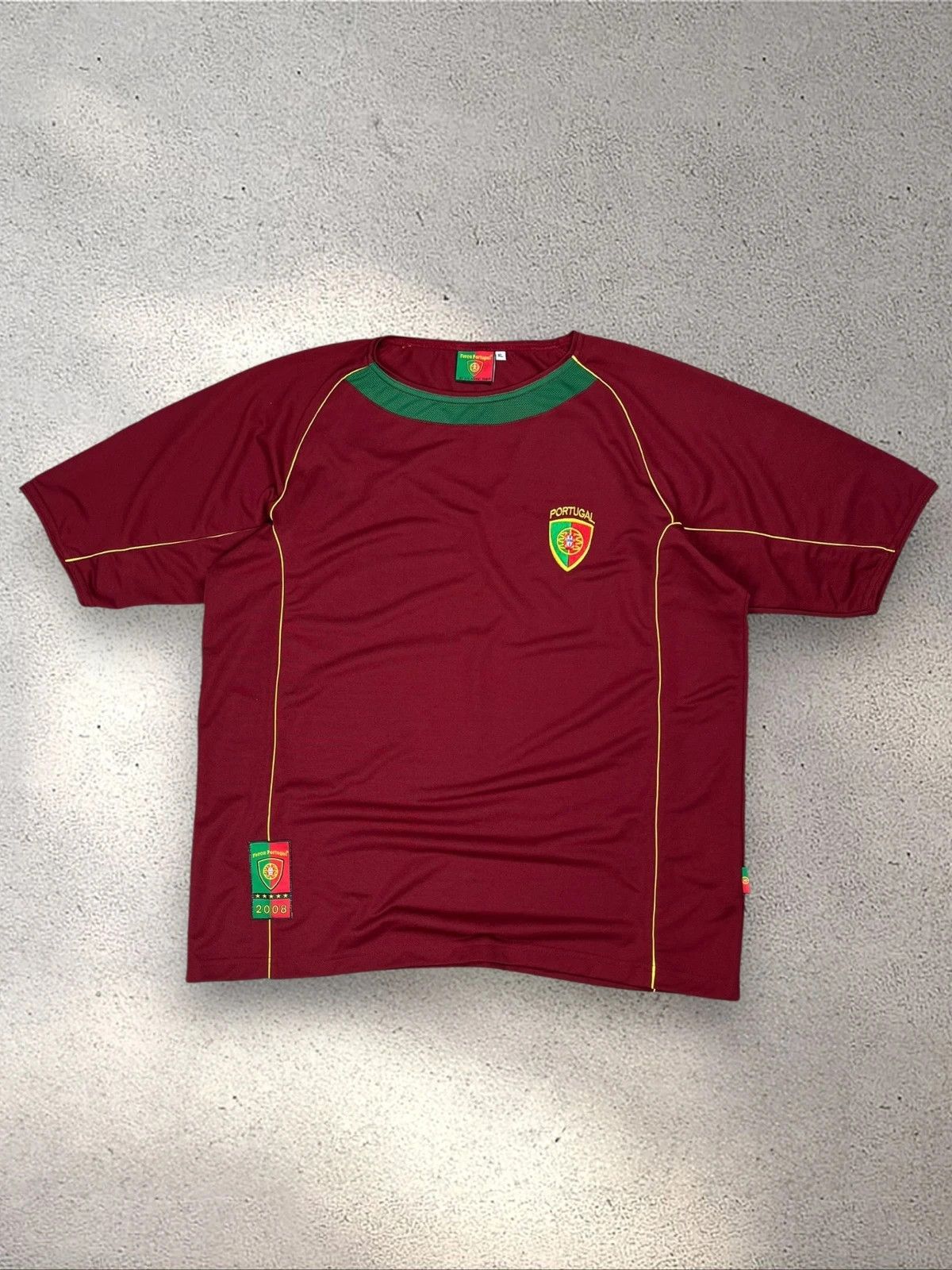 Vintage Vintage 00s Portugal 2008 Football Jersey XL Size US XL / EU 56 / 4 - 1 Thumbnail