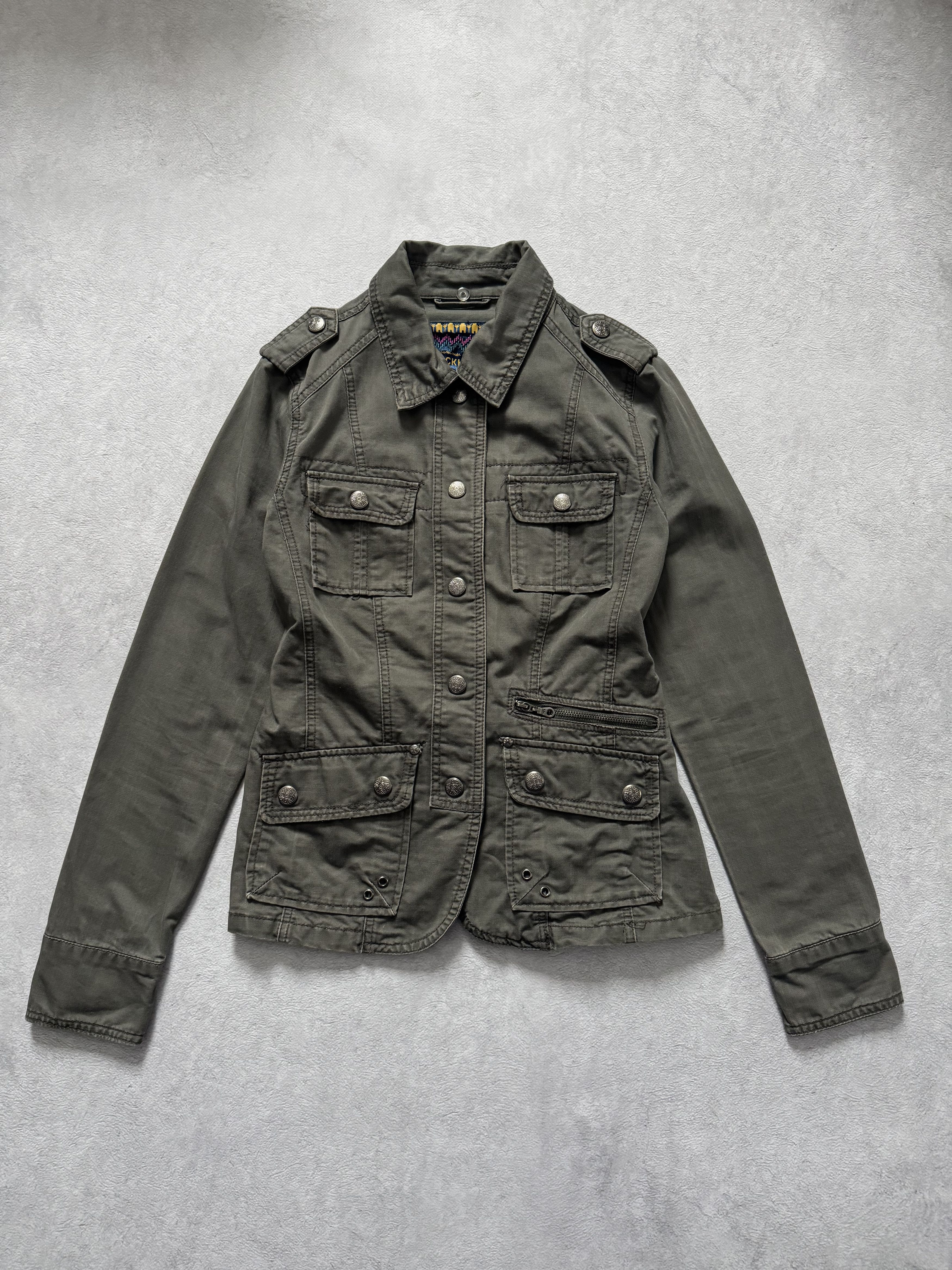 Vintage Japanese Style Vintage Y2K Grunge Military Field Jacket Size S / US 4 / IT 40 - 3 Thumbnail