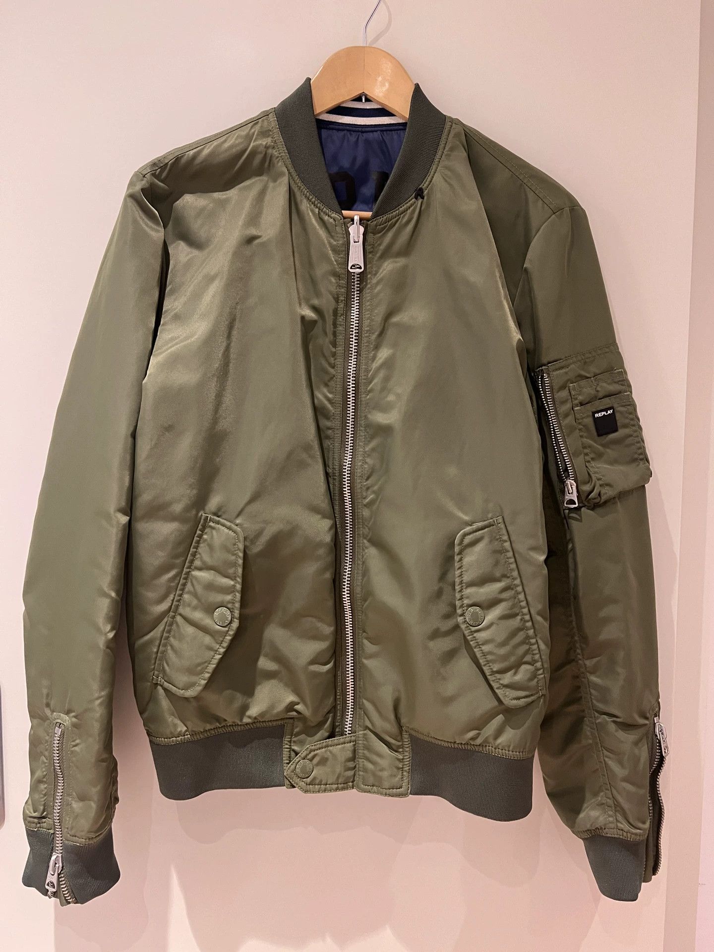 Replay Lightweight Reversible Jacket by Replay Size US M / EU 48-50 / 2 - 1 Thumbnail