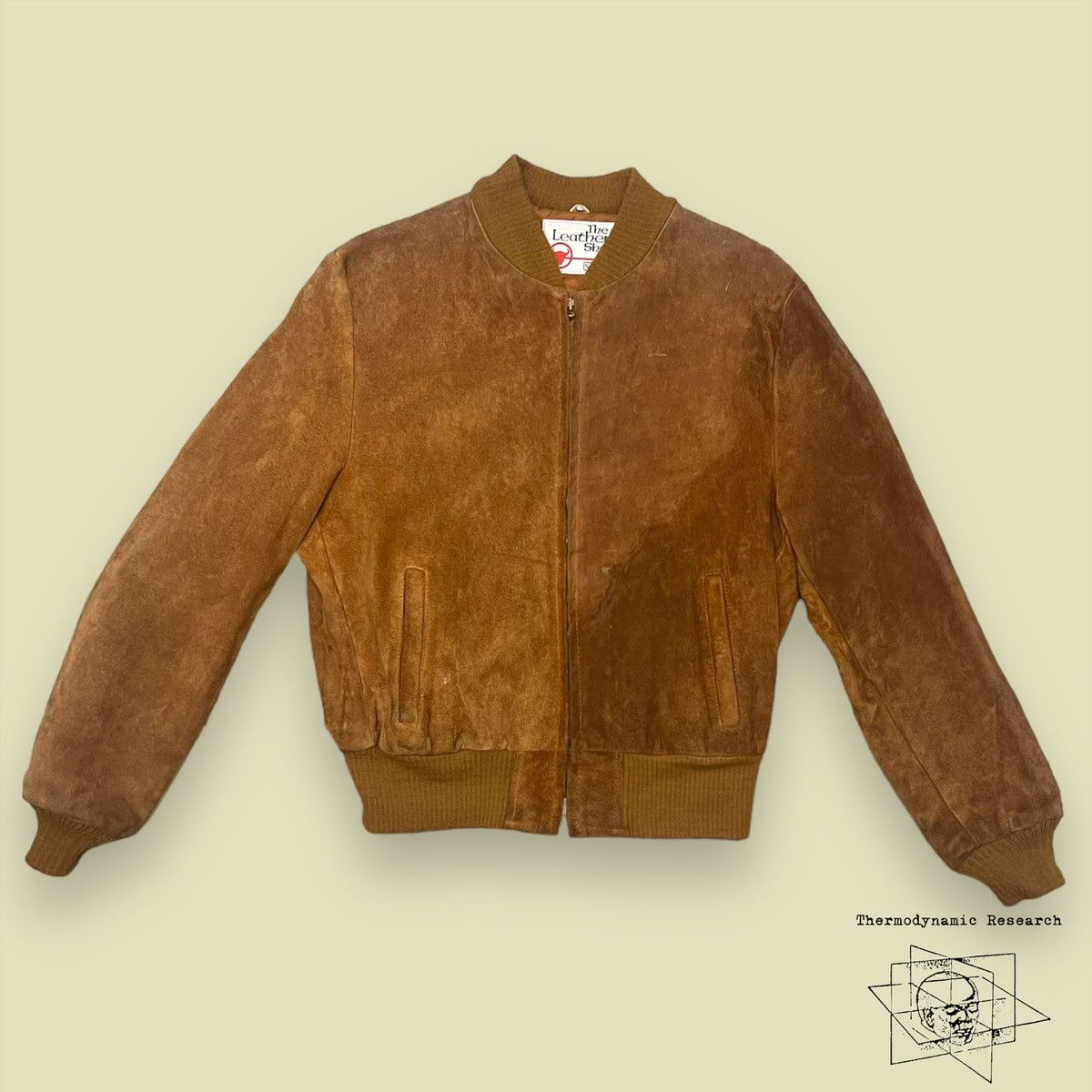 sears the Leather Shop スエード トラッカージャケット Vtg 70s Sears The Leather Store Suede Western Fur Lined