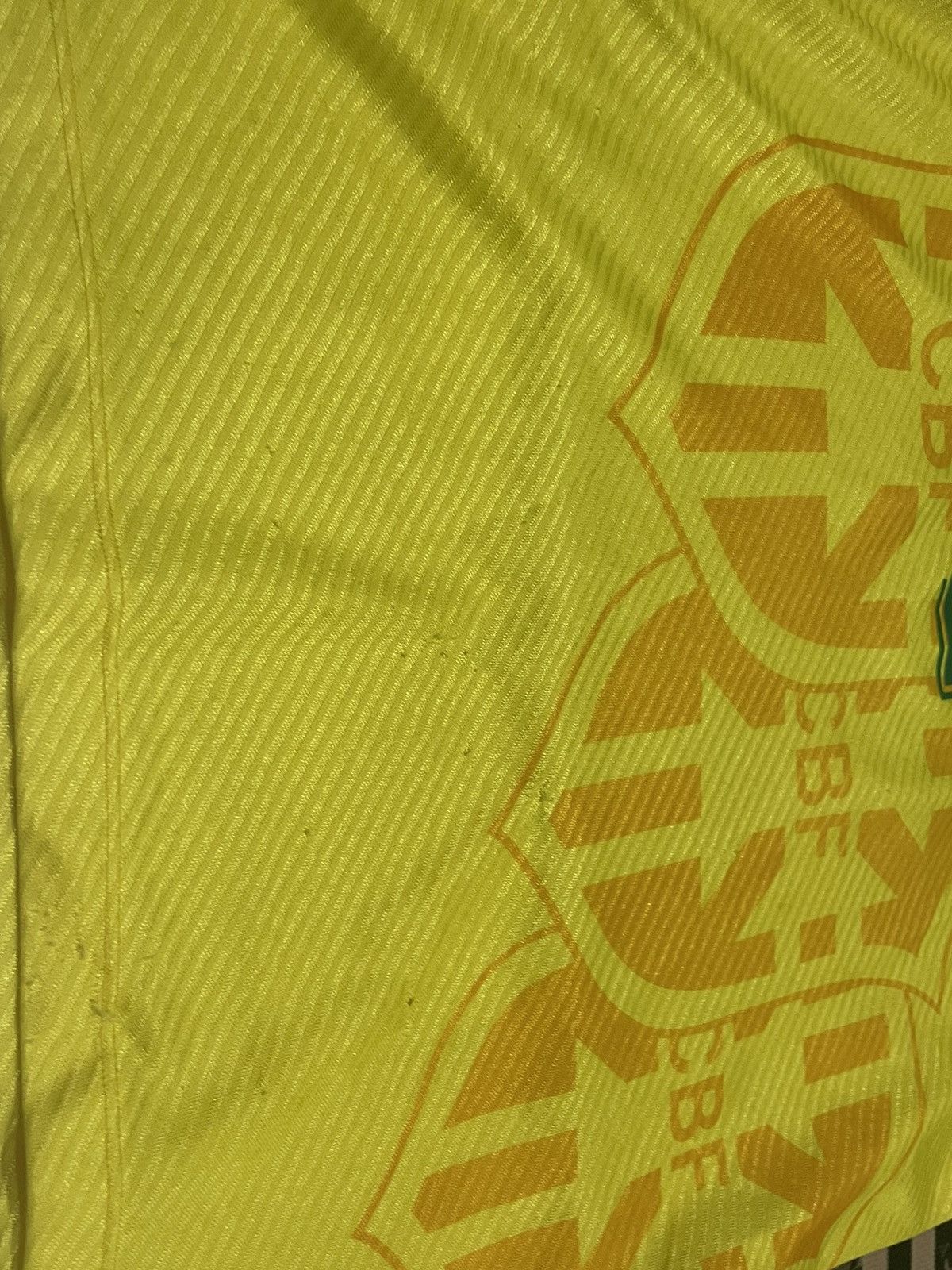Umbro Brazil 1994 World Cup USA Home Number 2 Jersey Football Size US L / EU 52-54 / 3 - 5 Thumbnail