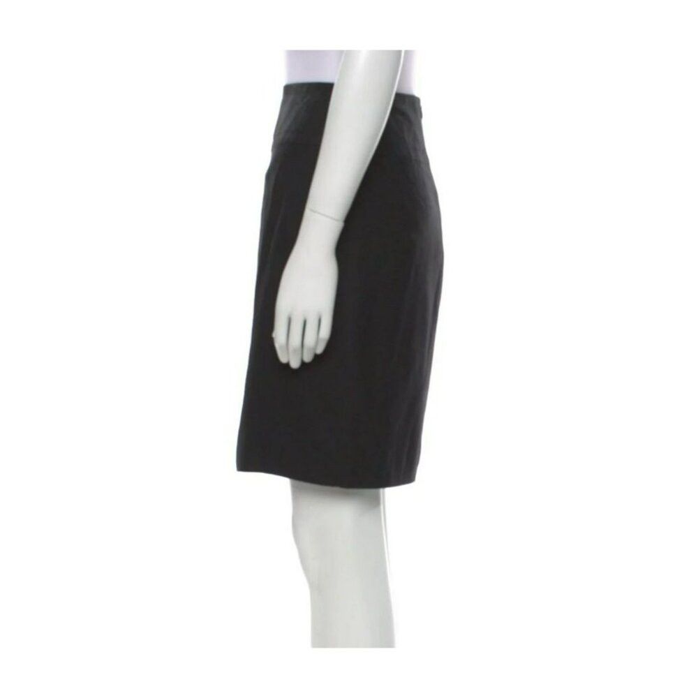 Celine Celine Black Vintage Skirt US 6 FR 38 – 1980s, 100% Viscose Size 28" / US 6 / IT 42 - 3 Thumbnail