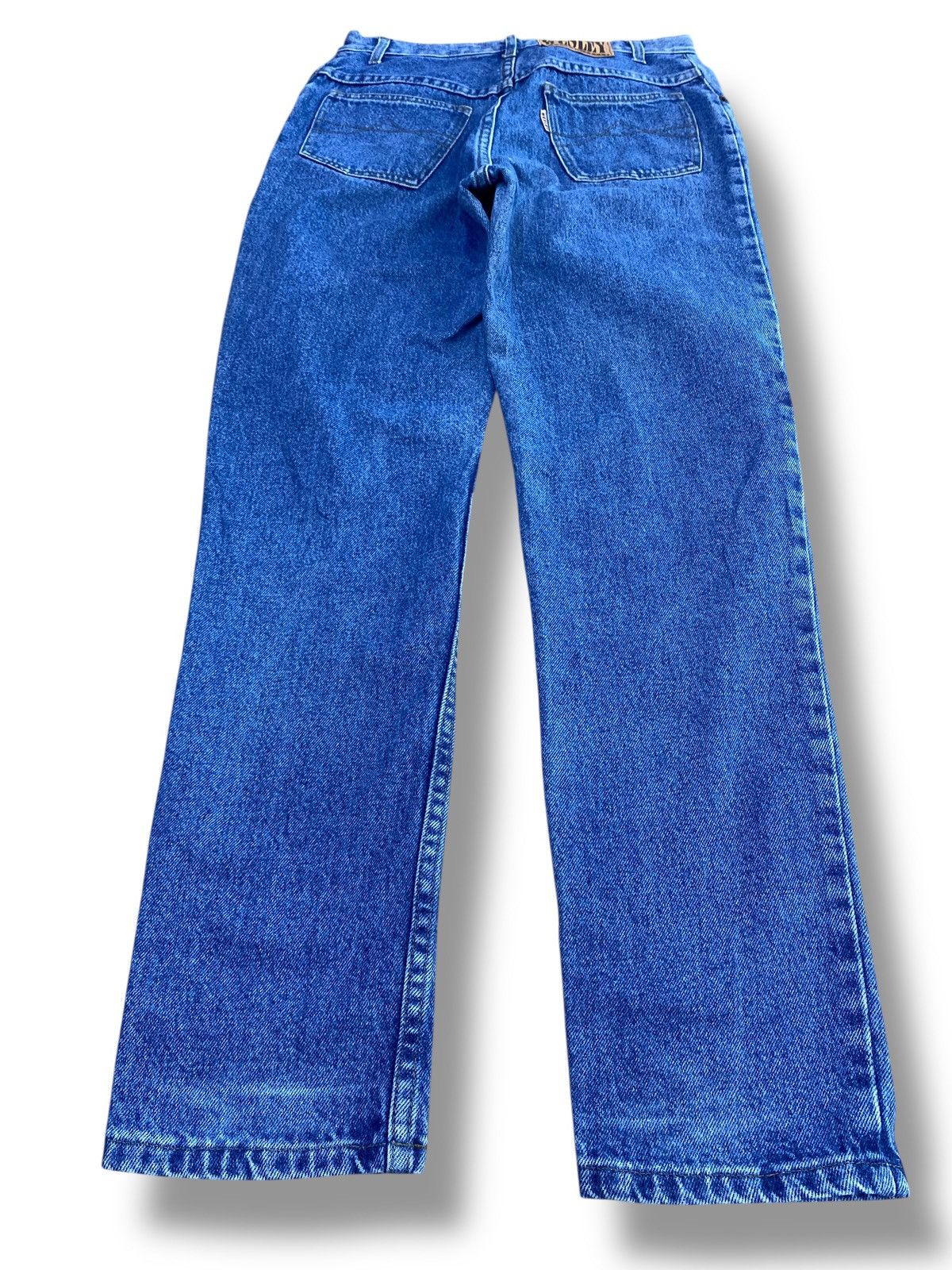Japanese Brand Japanese Wesley Brand Acid Blue Wash Style Distressed Jeans Size US 30 / EU 46 - 3 Thumbnail