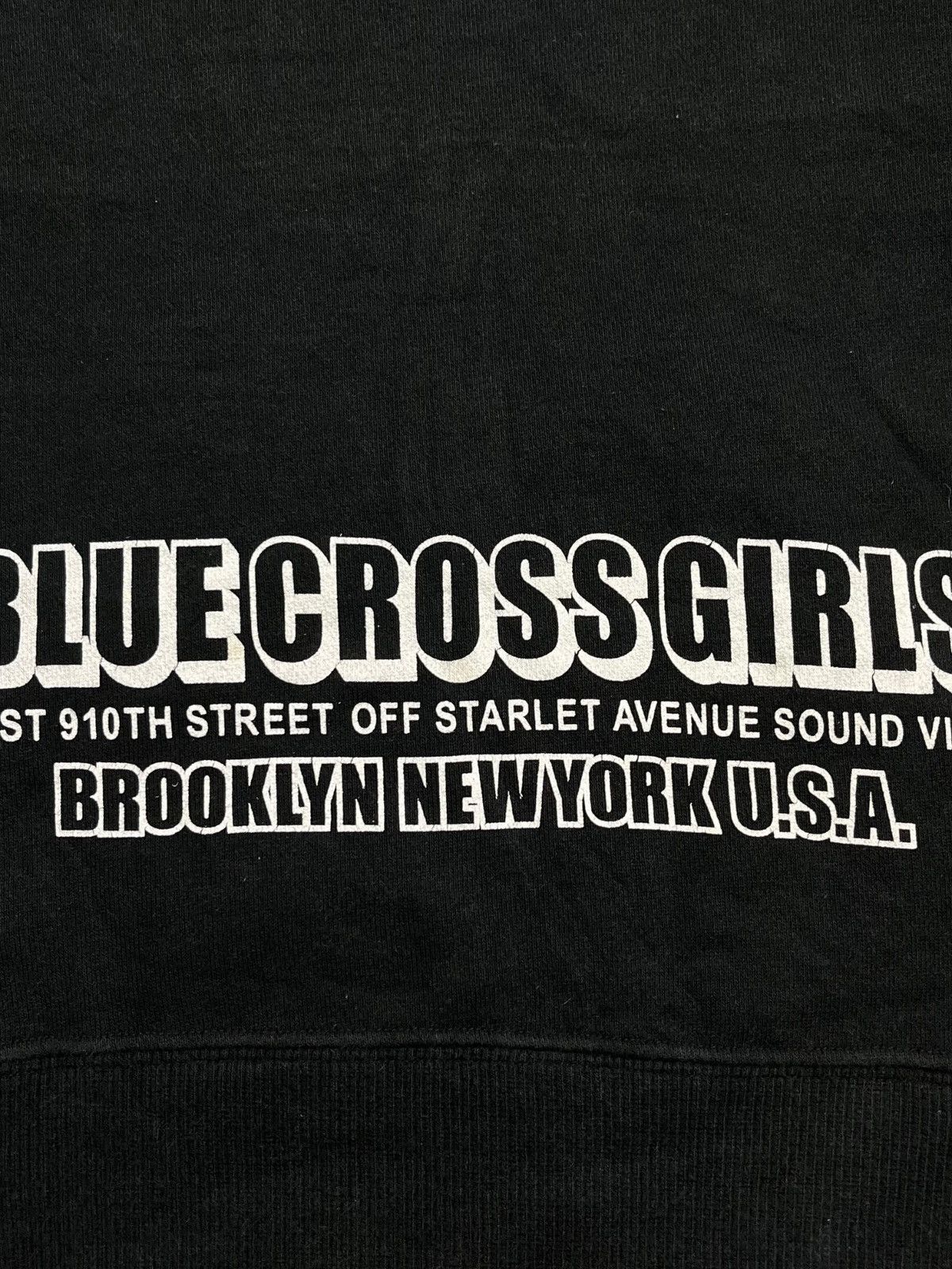 Angel Blue 2000s Blue Cross - Piano Hoodie Size L / US 10 / IT 46 - 7 Thumbnail