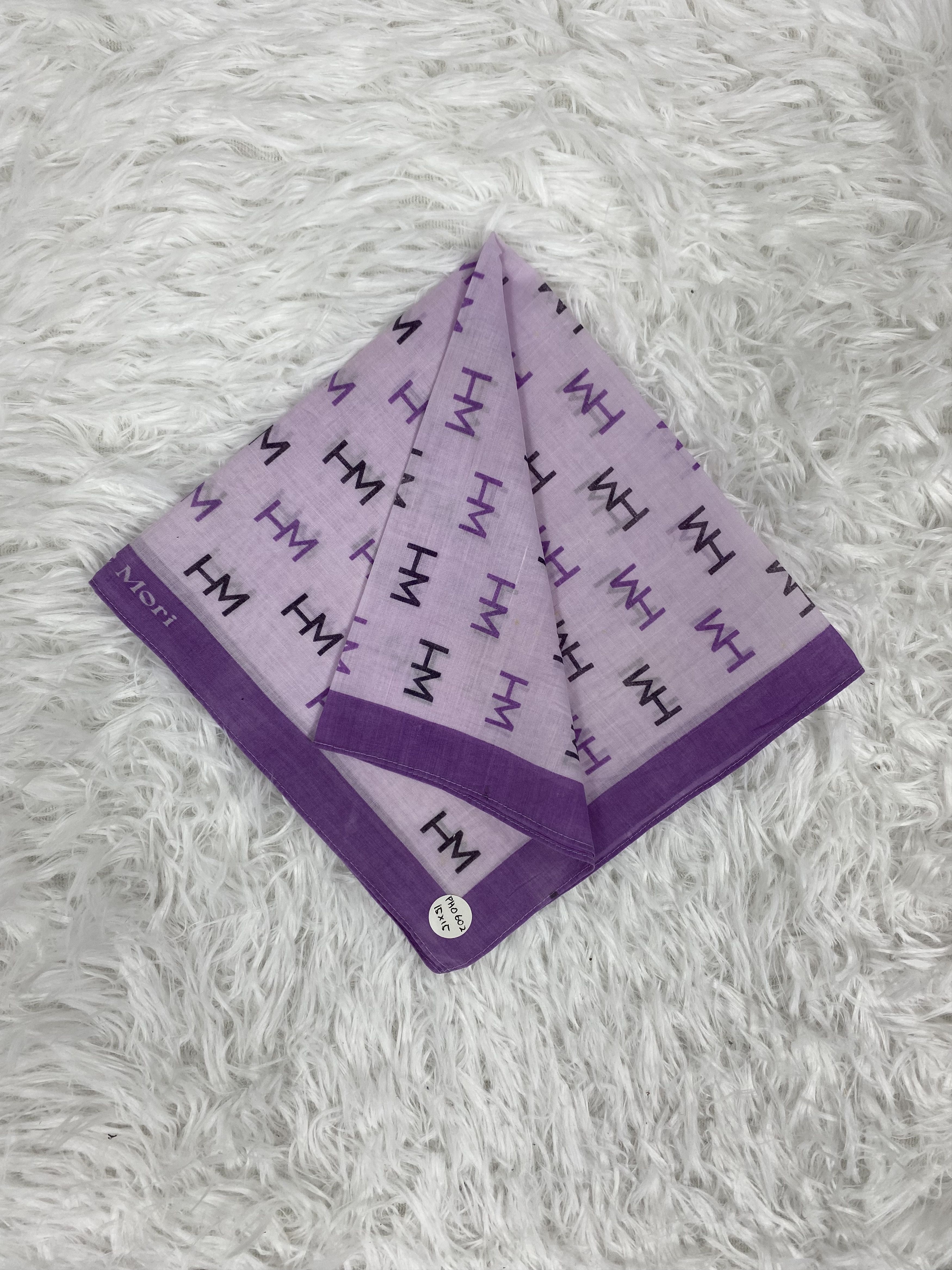 Vintage Hanae Mori Handkerchief Neckerchief PH0602