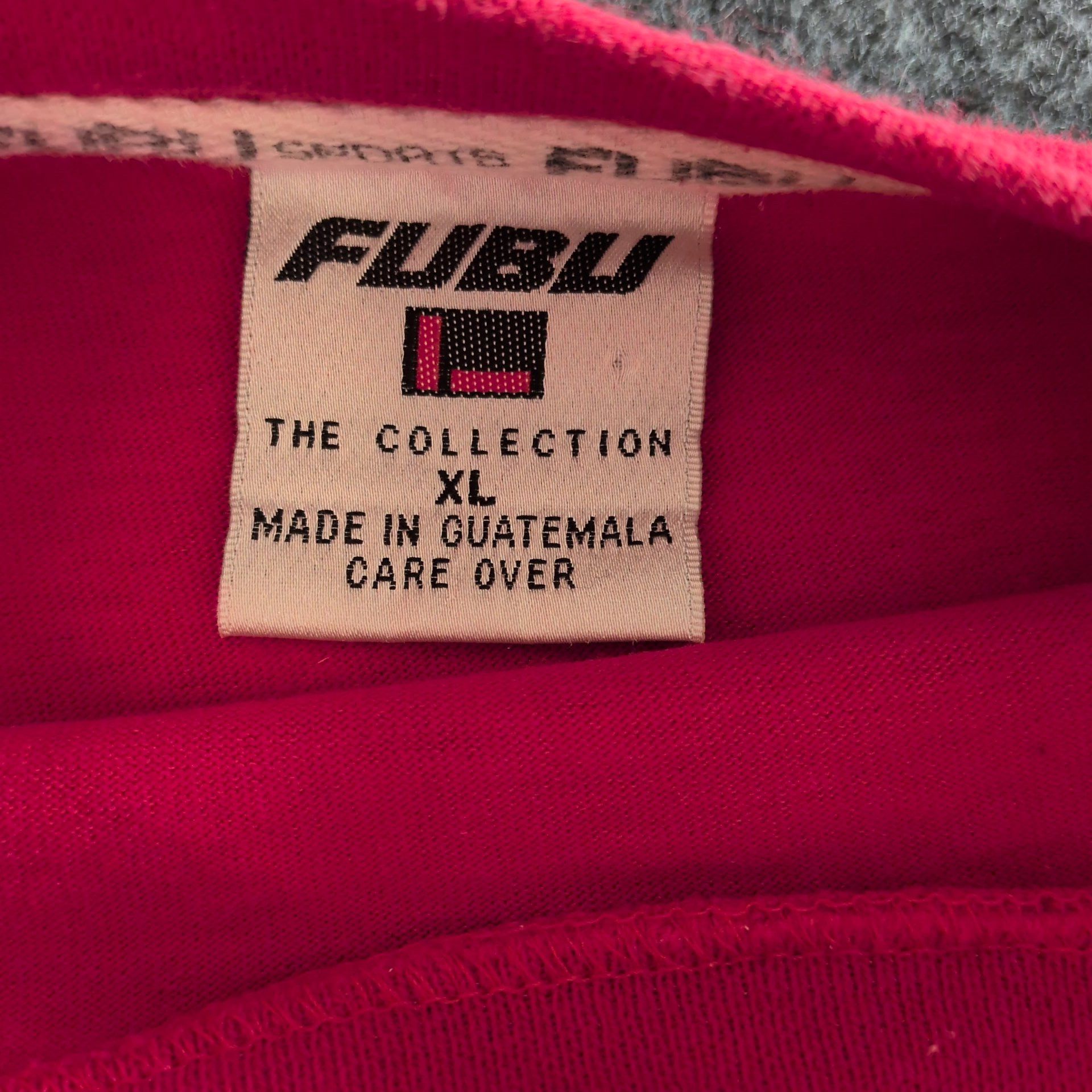Fubu Red 90s Vintage FUBU Baggy tee Size US XL / EU 56 / 4 - 4 Thumbnail