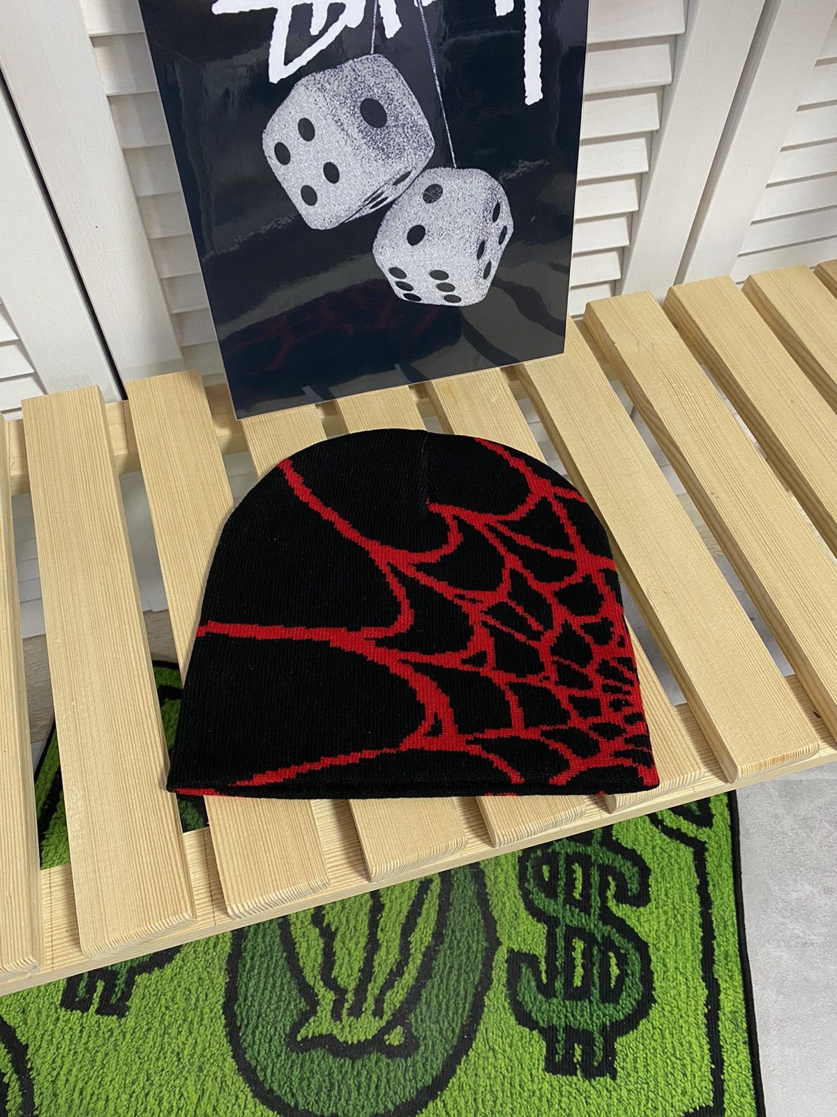 Hysteric Glamour × Japanese Brand Winter Hat Opium Avantgarde Spider Web Cobweb Spyder Size ONE SIZE - 1 Thumbnail